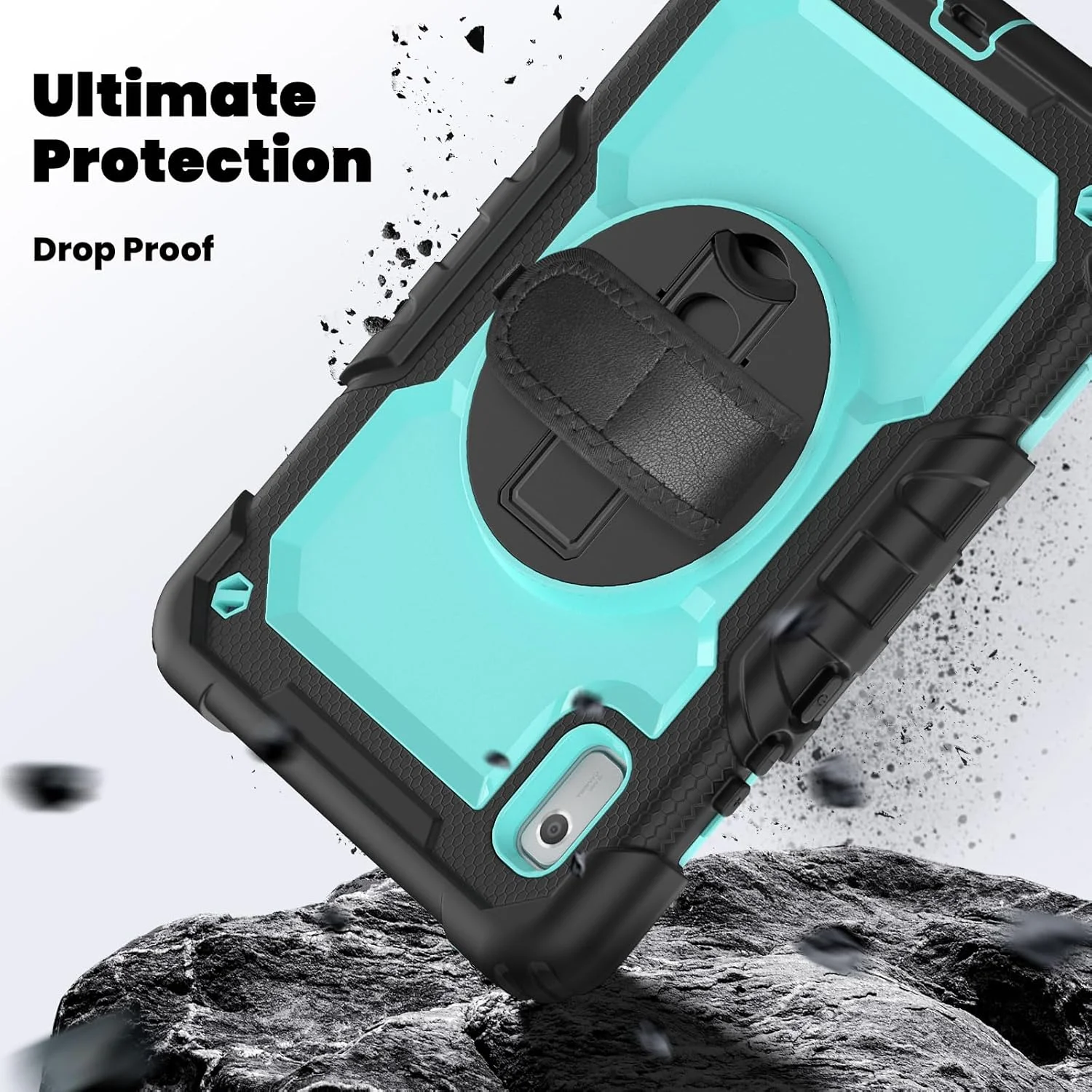 کیف محافظ تبلت مقاوم Nincyee برای Lenovo Tab M9 9 اینچ 2023 TB310، کاور سیلیکونی رنگین کمانی ضد ضربه 3 در 1 با جای مداد، بند شانه، بند دستی، پایه تاشو کیف محافظ تبلت مقاوم Nincyee برای Lenovo Tab M9 9 اینچ 2023 TB310، کاور سیلیکونی رنگین کمانی ضد ضربه 3 در 1 با جای مداد، بند شانه، بند دستی، پایه تاشو