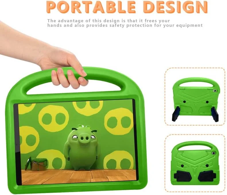 کیف تبلت Nikaque برای Lenovo Tab M10 HD نسل دوم TB-X306F/TB-X306X 10.1 اینچی 2020، مناسب کودکان، دارای دسته با استند، پوشش فوم EVA ایمن، سبک وزن، پوشش محافظ ضد ضربه، سبز کیف تبلت Nikaque برای Lenovo Tab M10 HD نسل دوم TB-X306F/TB-X306X 10.1 اینچی 2020، مناسب کودکان، دارای دسته با استند، پوشش فوم EVA ایمن، سبک وزن، پوشش محافظ ضد ضربه، سبز