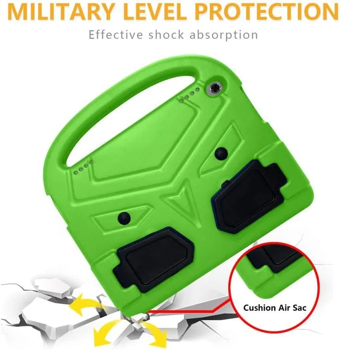 کیف تبلت Nikaque برای Lenovo Tab M10 HD نسل دوم TB-X306F/TB-X306X 10.1 اینچی 2020، مناسب کودکان، دارای دسته با استند، پوشش فوم EVA ایمن، سبک وزن، پوشش محافظ ضد ضربه، سبز کیف تبلت Nikaque برای Lenovo Tab M10 HD نسل دوم TB-X306F/TB-X306X 10.1 اینچی 2020، مناسب کودکان، دارای دسته با استند، پوشش فوم EVA ایمن، سبک وزن، پوشش محافظ ضد ضربه، سبز