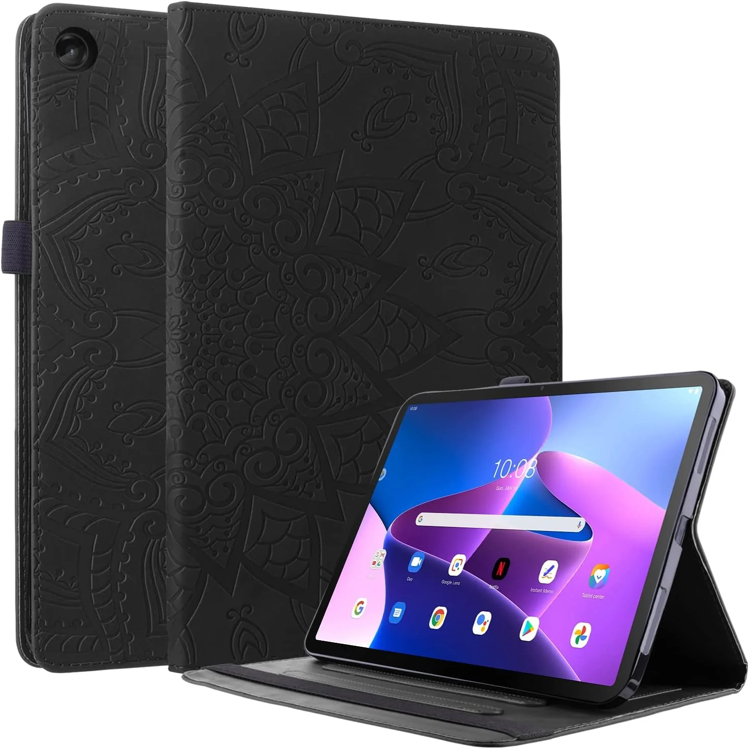 کیف Aswant مناسب برای تبلت لنوو تب M10 نسل 3 مدل 10.1 اینچ 2022 (TB-328FU/TB-328XU)، کیف محافظ تبلت ماندالا برای لنوو تب M10 نسل 3 مدل 10.1 اینچ 2022 TB328 (مشکی) کیف Aswant مناسب برای تبلت لنوو تب M10 نسل 3 مدل 10.1 اینچ 2022 (TB-328FU/TB-328XU)، کیف محافظ تبلت ماندالا برای لنوو تب M10 نسل 3 مدل 10.1 اینچ 2022 TB328 (مشکی)