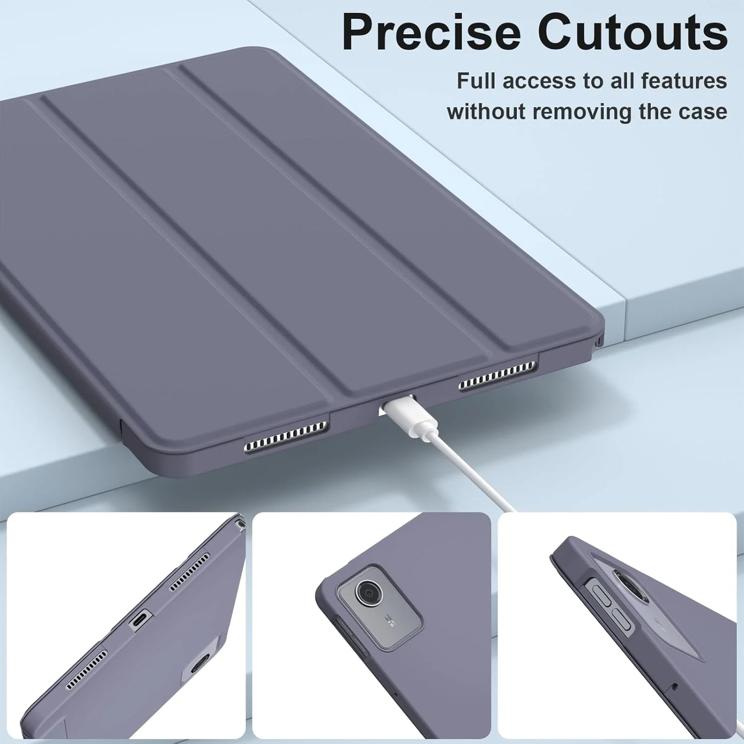 کاور تبلت توبفیت مناسب برای لنوو تب M11، کاور محافظ هوشمند مغناطیسی فوق العاده باریک برای تبلت لنوو تب M11 11 اینچی (بنفش) کاور تبلت توبفیت مناسب برای لنوو تب M11، کاور محافظ هوشمند مغناطیسی فوق العاده باریک برای تبلت لنوو تب M11 11 اینچی (بنفش)