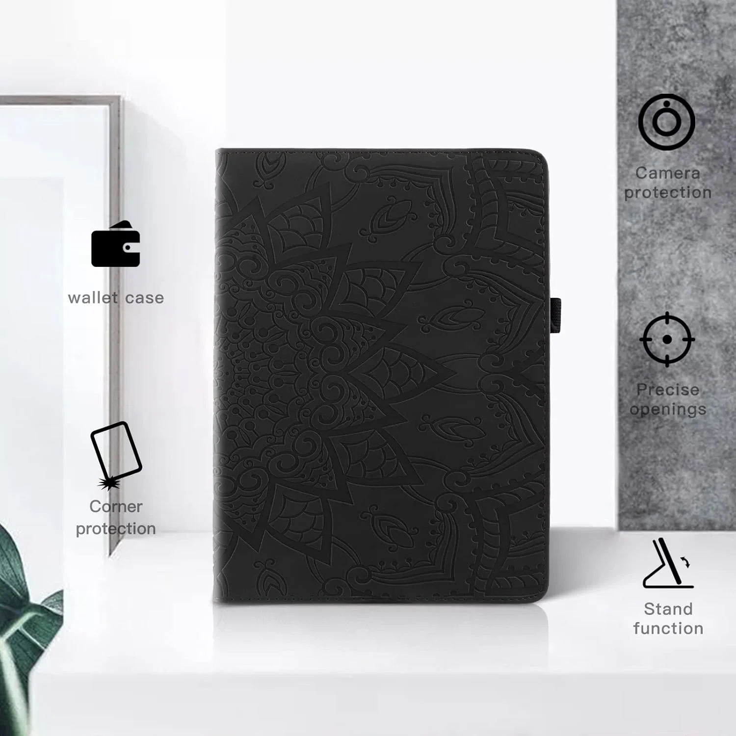 کیف Aswant مناسب برای تبلت لنوو تب M10 نسل 3 مدل 10.1 اینچ 2022 (TB-328FU/TB-328XU)، کیف محافظ تبلت ماندالا برای لنوو تب M10 نسل 3 مدل 10.1 اینچ 2022 TB328 (مشکی) کیف Aswant مناسب برای تبلت لنوو تب M10 نسل 3 مدل 10.1 اینچ 2022 (TB-328FU/TB-328XU)، کیف محافظ تبلت ماندالا برای لنوو تب M10 نسل 3 مدل 10.1 اینچ 2022 TB328 (مشکی)