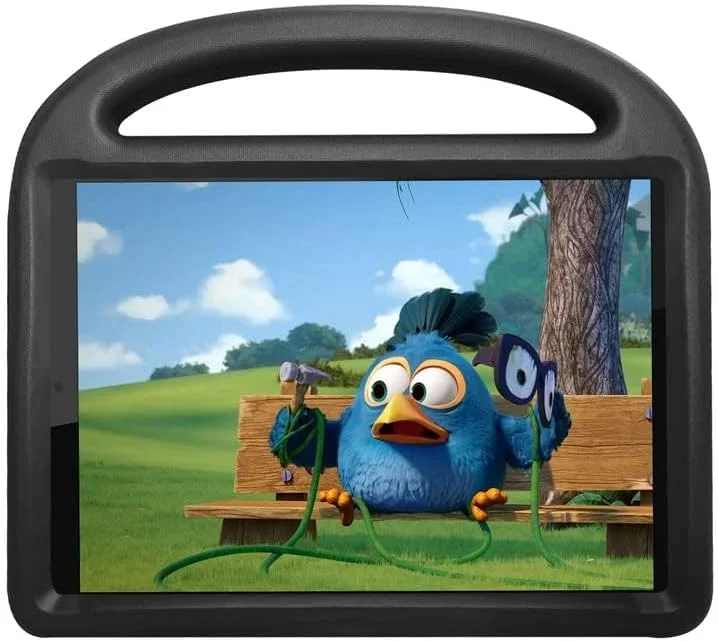 کاور تبلت نیکاکیو مناسب برای لنوو تب M10 HD نسل دوم TB-X306F/TB-X306X 10.1 اینچ 2020، مناسب کودکان، دارای دسته با استند، فوم EVA ایمن، سبک وزن، کاور محافظ ضد ضربه، مشکی