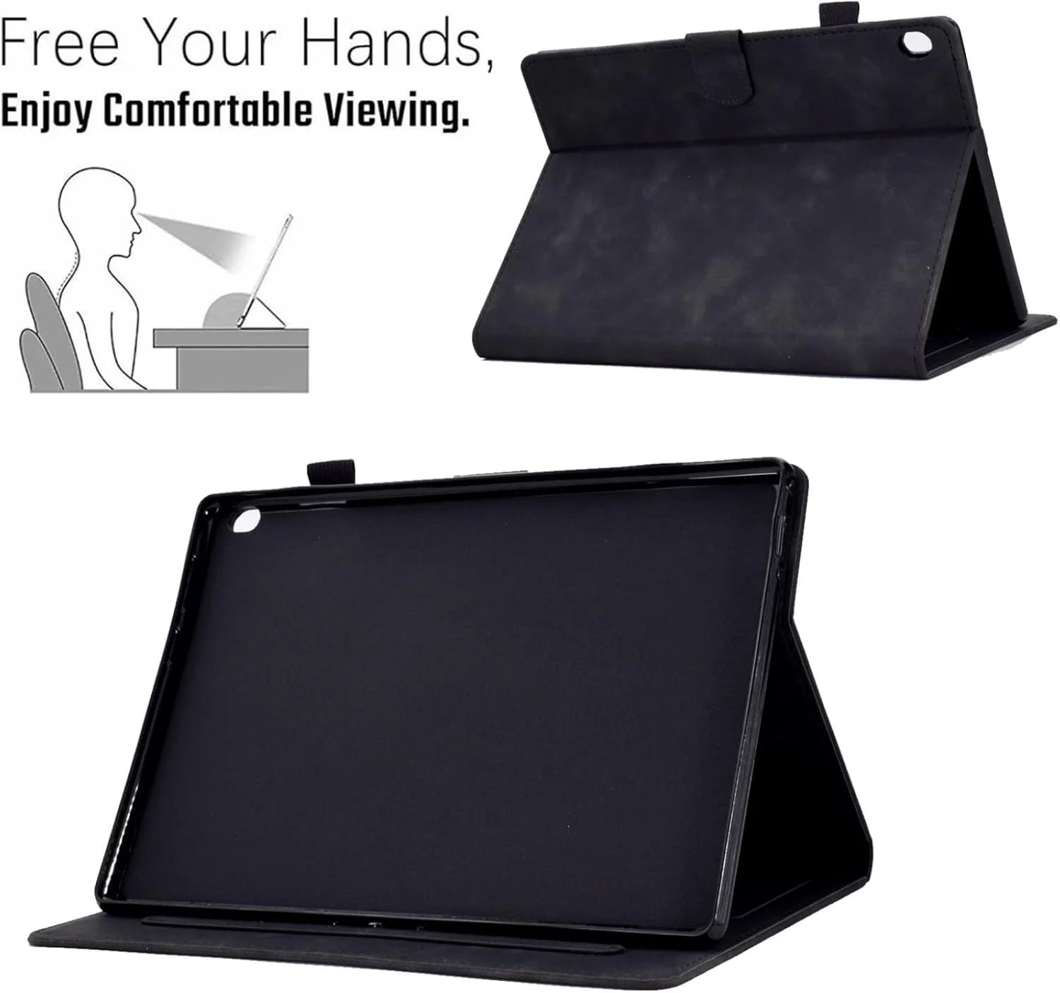 کیف چرمی تبلت تاشو طرح لبخند برجسته ZZjingli مناسب برای لنوو تب M10 (قهوه ای)(بنفش)(مشکی) و غیره (رنگ: مشکی) کیف چرمی تبلت تاشو طرح لبخند برجسته ZZjingli مناسب برای لنوو تب M10 (قهوه ای)(بنفش)(مشکی) و غیره (رنگ: مشکی)