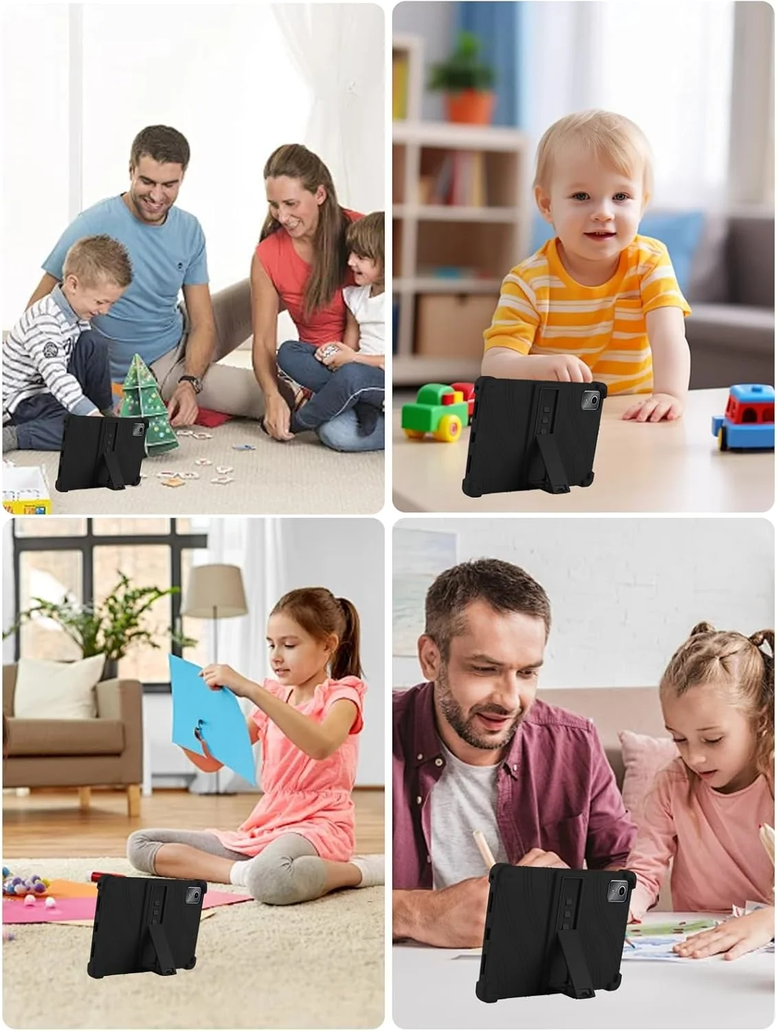 کاور تبلت لنوو تب M11 11 اینچی، کاور سیلیکونی نرم تبلت با پایه ضد لغزش، مقاوم در برابر ضربه و افتادن - مشکی کاور تبلت لنوو تب M11 11 اینچی، کاور سیلیکونی نرم تبلت با پایه ضد لغزش، مقاوم در برابر ضربه و افتادن - مشکی