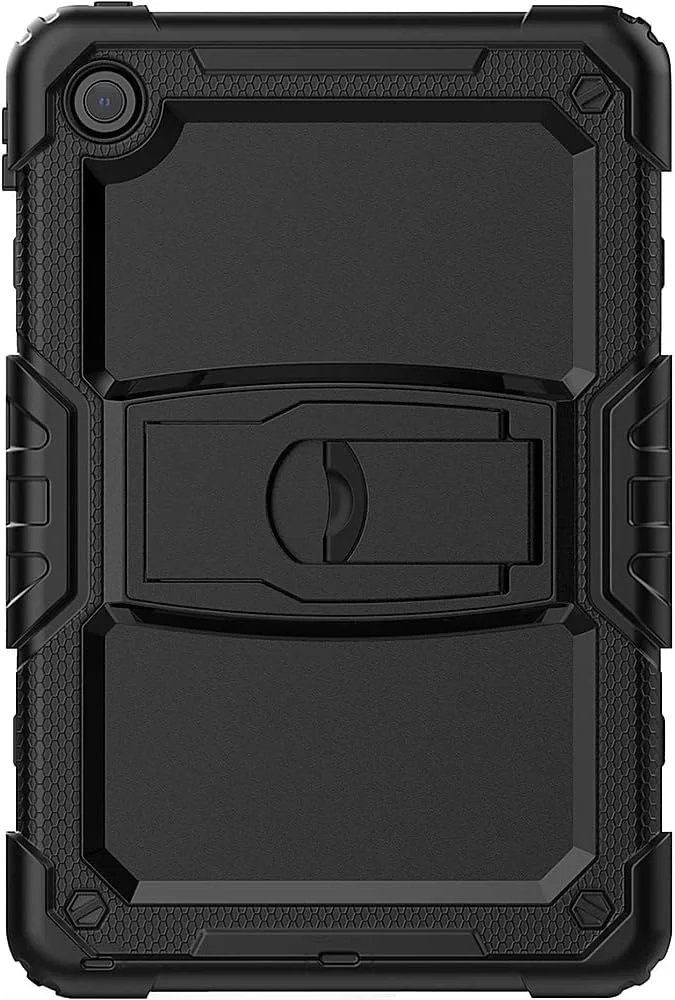 کاور تبلت سری دیفنس زیرودمیج ساهارا کیس مناسب برای لنوو تب M10 پلاس (نسل 3) [ضد ضربه] محافظ تمام صفحه مقاوم با استند یکپارچه ضد لغزش - مشکی