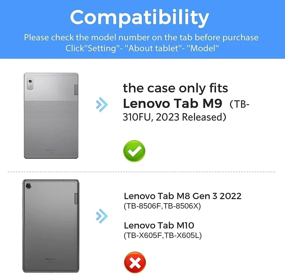 کاور تبلت Gruattreay سازگار با تبلت Lenovo Tab M9 سایز 9 اینچ 2023 مدل TB-310FU، دارای استند چرخان 360 درجه، روکش چرمی PU، مناسب تبلت Lenovo Tab M9 برای کودکان (قرمز رز) کاور تبلت Gruattreay سازگار با تبلت Lenovo Tab M9 سایز 9 اینچ 2023 مدل TB-310FU، دارای استند چرخان 360 درجه، روکش چرمی PU، مناسب تبلت Lenovo Tab M9 برای کودکان (قرمز رز)