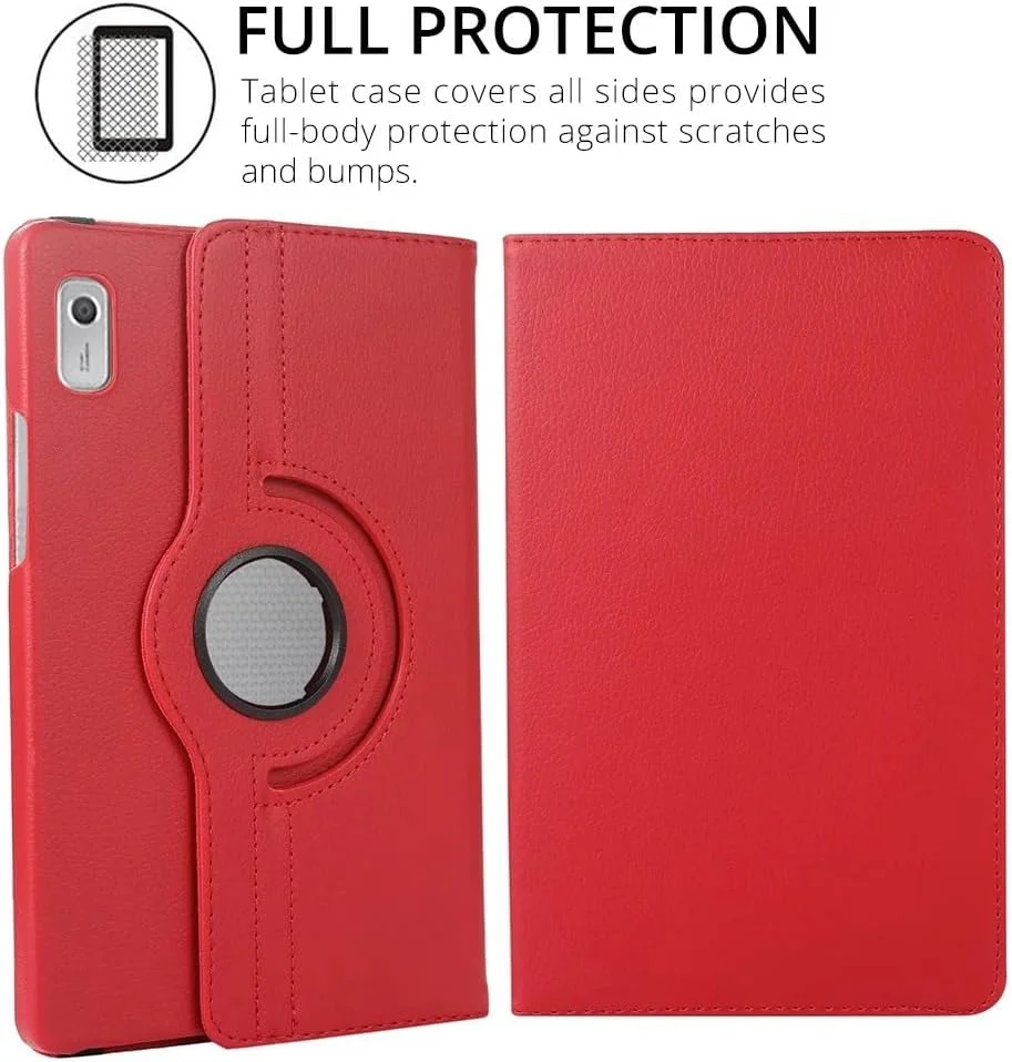 کاور تبلت Gruattreay سازگار با تبلت Lenovo Tab M9 سایز 9 اینچ 2023 مدل TB-310FU، دارای استند چرخان 360 درجه، روکش چرمی PU، مناسب تبلت Lenovo Tab M9 برای کودکان (قرمز رز) کاور تبلت Gruattreay سازگار با تبلت Lenovo Tab M9 سایز 9 اینچ 2023 مدل TB-310FU، دارای استند چرخان 360 درجه، روکش چرمی PU، مناسب تبلت Lenovo Tab M9 برای کودکان (قرمز رز)