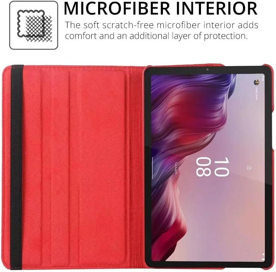 کاور تبلت Gruattreay سازگار با تبلت Lenovo Tab M9 سایز 9 اینچ 2023 مدل TB-310FU، دارای استند چرخان 360 درجه، روکش چرمی PU، مناسب تبلت Lenovo Tab M9 برای کودکان (قرمز رز) کاور تبلت Gruattreay سازگار با تبلت Lenovo Tab M9 سایز 9 اینچ 2023 مدل TB-310FU، دارای استند چرخان 360 درجه، روکش چرمی PU، مناسب تبلت Lenovo Tab M9 برای کودکان (قرمز رز)