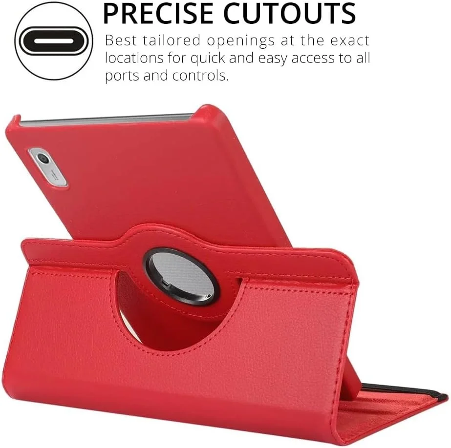 کاور تبلت Gruattreay سازگار با تبلت Lenovo Tab M9 سایز 9 اینچ 2023 مدل TB-310FU، دارای استند چرخان 360 درجه، روکش چرمی PU، مناسب تبلت Lenovo Tab M9 برای کودکان (قرمز رز) کاور تبلت Gruattreay سازگار با تبلت Lenovo Tab M9 سایز 9 اینچ 2023 مدل TB-310FU، دارای استند چرخان 360 درجه، روکش چرمی PU، مناسب تبلت Lenovo Tab M9 برای کودکان (قرمز رز)