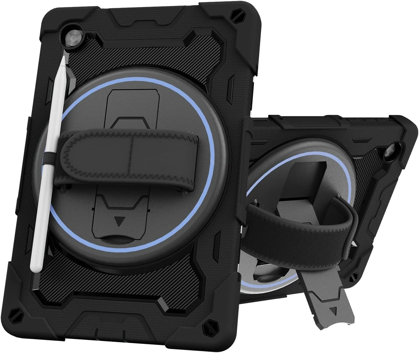 کیف تبلت nincyee برای Lenovo Tab M10 Hd نسل دوم X306، کیف سیلیکونی رنگین کمانی مقاوم در برابر ضربه برای کودکان با نگهدارنده مداد، بند شانه، پایه تاشو چرخشی، بند دستی کیف تبلت nincyee برای Lenovo Tab M10 Hd نسل دوم X306، کیف سیلیکونی رنگین کمانی مقاوم در برابر ضربه برای کودکان با نگهدارنده مداد، بند شانه، پایه تاشو چرخشی، بند دستی