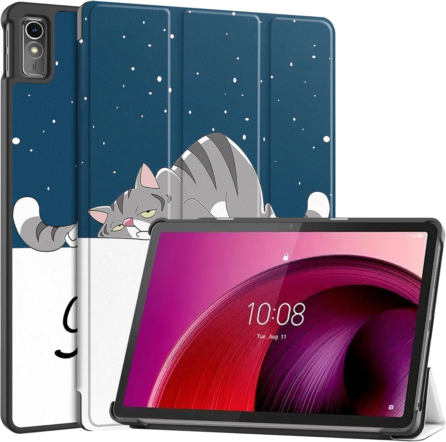 کیف تبلت باریک برای لنوو تب M10 5G/K10 Pro 5G 10.6 اینچی، کاور چرمی PU هوشمند با قابلیت استند و خواب/بیدار شدن خودکار (BSM) کیف تبلت باریک برای لنوو تب M10 5G/K10 Pro 5G 10.6 اینچی، کاور چرمی PU هوشمند با قابلیت استند و خواب/بیدار شدن خودکار (BSM)