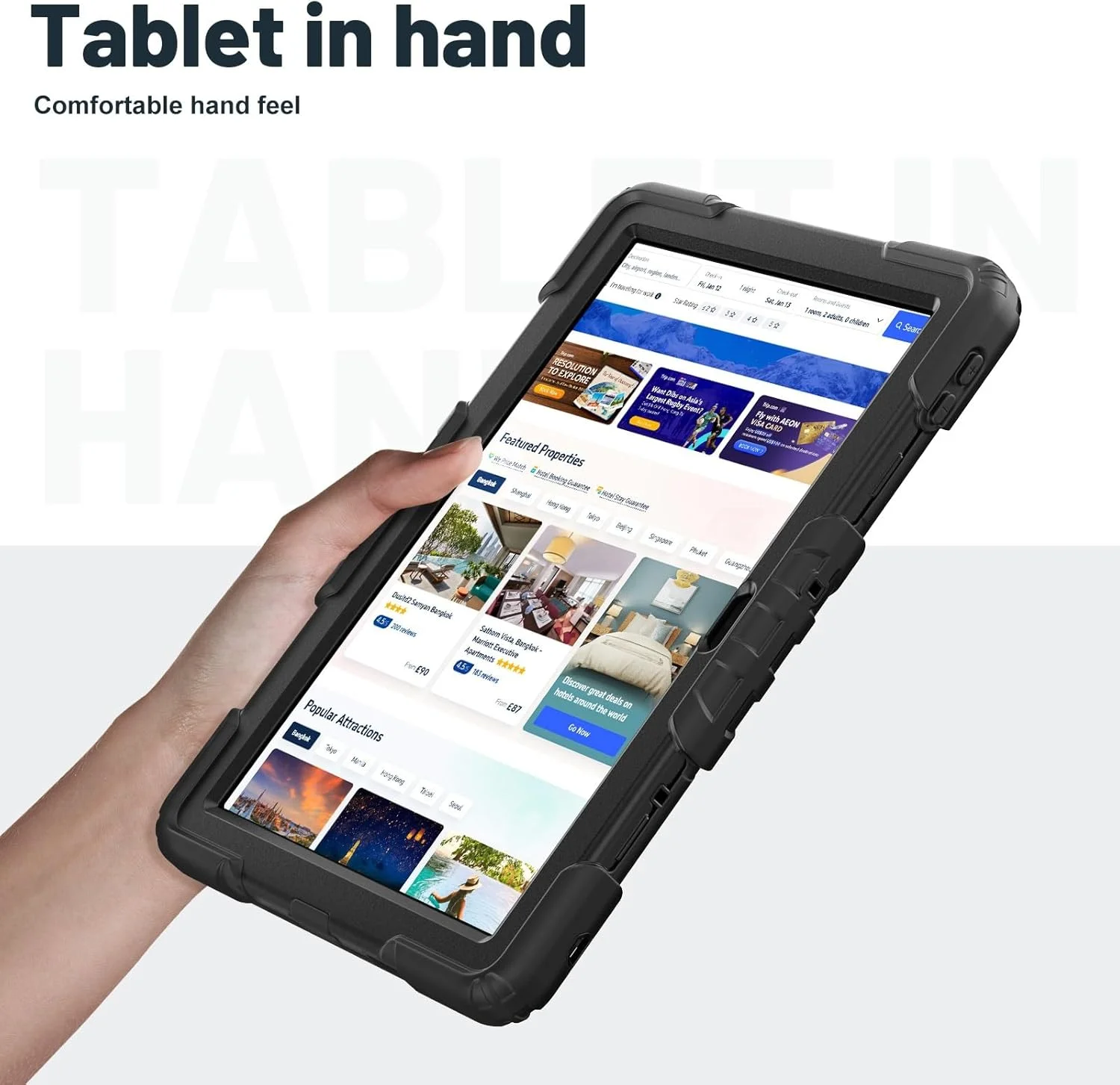 کاور تبلت Gruattreay مناسب برای لنوو تب 10.1 اینچ (2025) مدل TB311FU TB311XU به همراه پایه، کاور محافظتی سه لایه مقاوم در برابر ضربه به همراه بند شانه (مشکی) کاور تبلت Gruattreay مناسب برای لنوو تب 10.1 اینچ (2025) مدل TB311FU TB311XU به همراه پایه، کاور محافظتی سه لایه مقاوم در برابر ضربه به همراه بند شانه (مشکی)