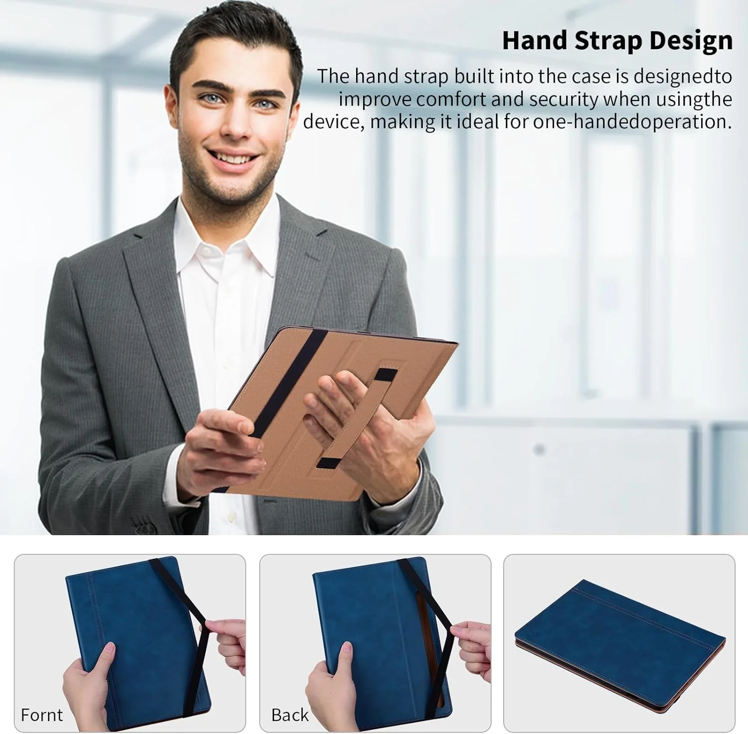 کیف تبلت ONETHEFUL برای Lenovo Tab M11 2024 TB300FU با جای مداد، کاور محافظ با قابلیت استند و جیب کارت، کیف تبلت تاشو برای Lenovo Tab M11 2024 (TB300) 11 اینچ، آبی کیف تبلت ONETHEFUL برای Lenovo Tab M11 2024 TB300FU با جای مداد، کاور محافظ با قابلیت استند و جیب کارت، کیف تبلت تاشو برای Lenovo Tab M11 2024 (TB300) 11 اینچ، آبی