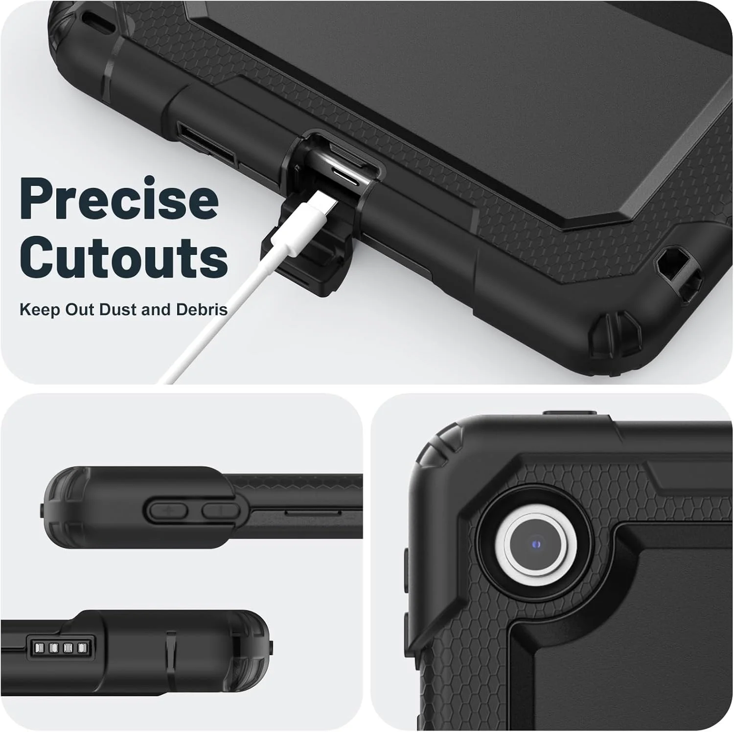 کاور تبلت Gruattreay مناسب برای لنوو تب 10.1 اینچ (2025) مدل TB311FU TB311XU به همراه پایه، کاور محافظتی سه لایه مقاوم در برابر ضربه به همراه بند شانه (مشکی) کاور تبلت Gruattreay مناسب برای لنوو تب 10.1 اینچ (2025) مدل TB311FU TB311XU به همراه پایه، کاور محافظتی سه لایه مقاوم در برابر ضربه به همراه بند شانه (مشکی)