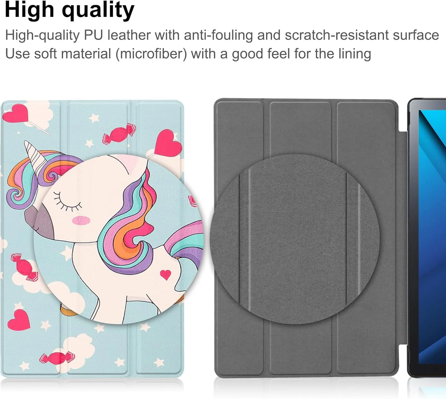 کیف تبلت RanTuo برای Lenovo Tab 6 2021، چرم PU، سبک و نازک، ضد آب، ضد گرد و غبار، قاب محافظ ضد افتادن برای Lenovo Tab 6 2021. (تک شاخ) کیف تبلت RanTuo برای Lenovo Tab 6 2021، چرم PU، سبک و نازک، ضد آب، ضد گرد و غبار، قاب محافظ ضد افتادن برای Lenovo Tab 6 2021. (تک شاخ)