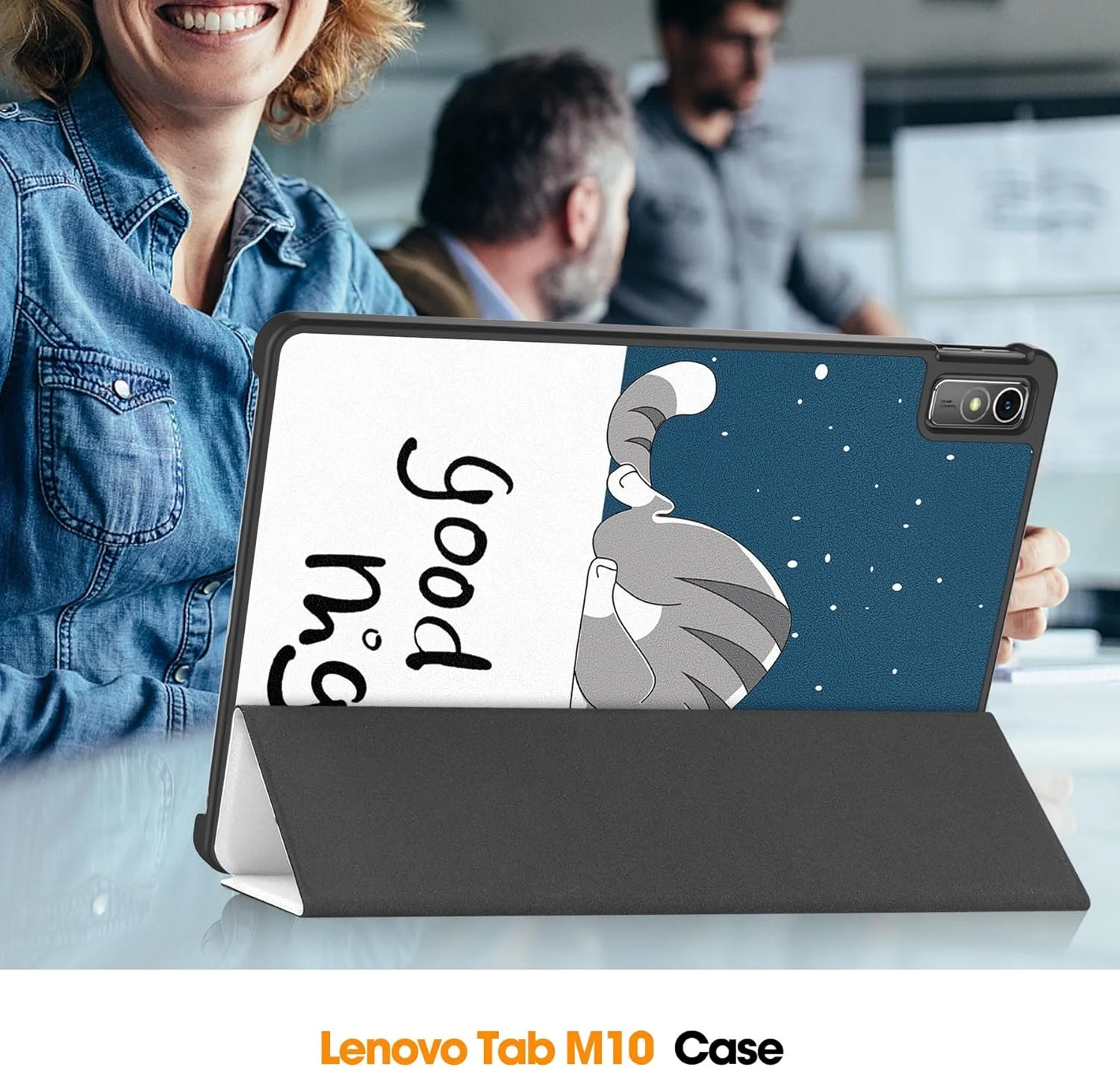 کیف تبلت باریک و هوشمند مناسب برای تبلت 10.6 اینچی Lenovo Tab M10 5G/K10 Pro 5G، کاور چرمی PU با قابلیت خواب/بیدار شدن خودکار (BSM) کیف تبلت باریک و هوشمند مناسب برای تبلت 10.6 اینچی Lenovo Tab M10 5G/K10 Pro 5G، کاور چرمی PU با قابلیت خواب/بیدار شدن خودکار (BSM)