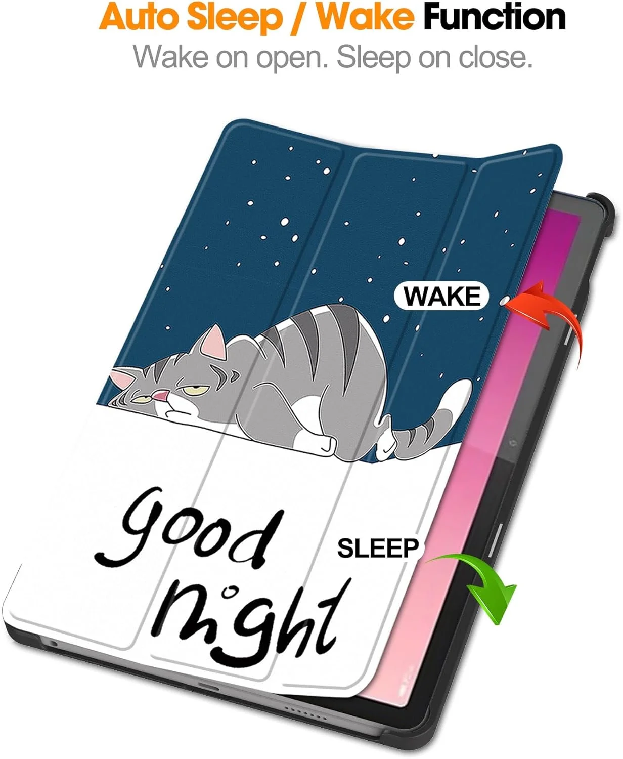 کیف تبلت باریک و هوشمند مناسب برای تبلت 10.6 اینچی Lenovo Tab M10 5G/K10 Pro 5G، کاور چرمی PU با قابلیت خواب/بیدار شدن خودکار (BSM) کیف تبلت باریک و هوشمند مناسب برای تبلت 10.6 اینچی Lenovo Tab M10 5G/K10 Pro 5G، کاور چرمی PU با قابلیت خواب/بیدار شدن خودکار (BSM)