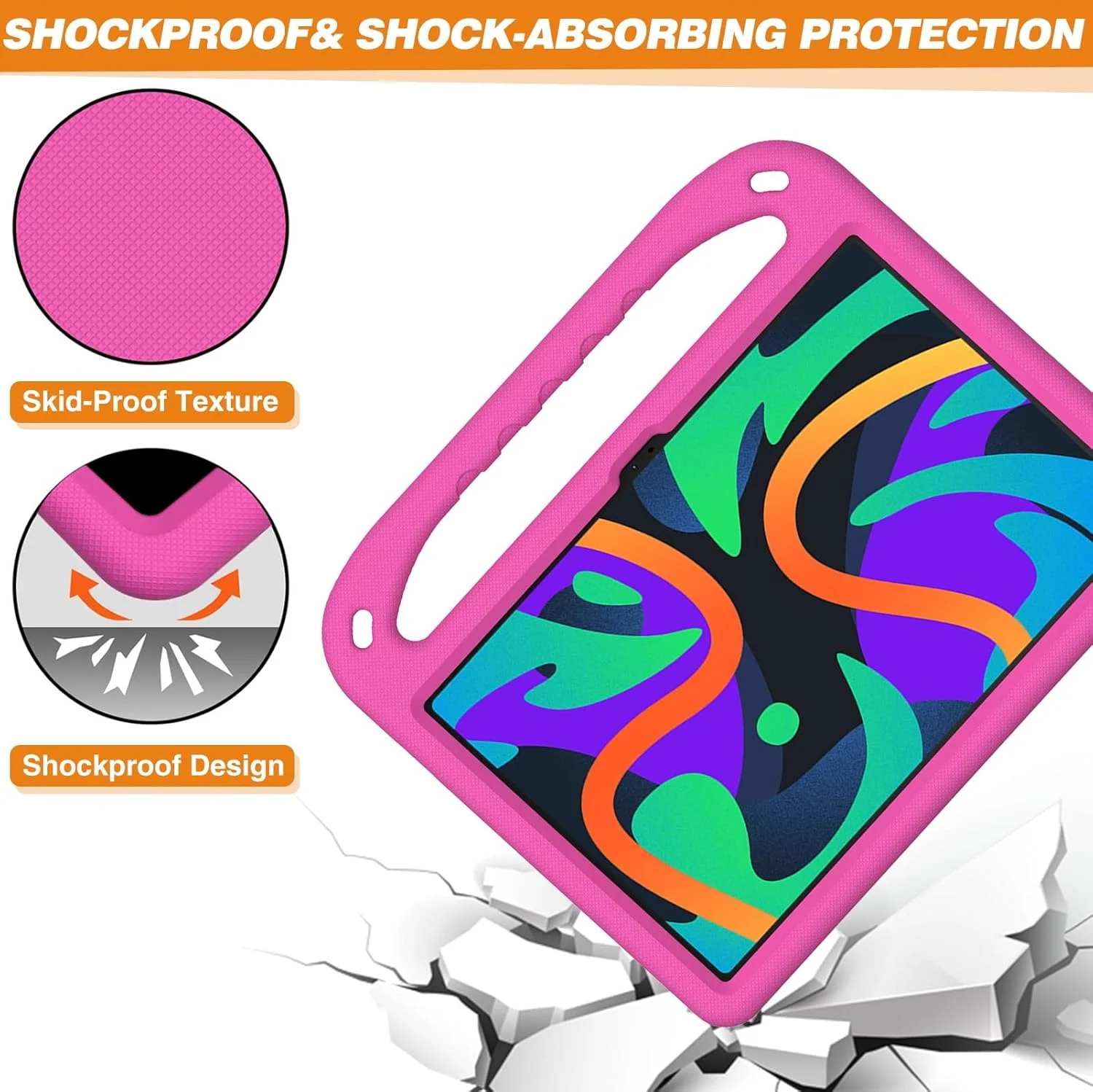 کیف تبلت مسافرتی سازگار با کودکان، سازگار با تبلت لنوو تب M11 11 اینچ TB-331FC 2023 / Xiaoxin Pad 2024 11 اینچ، سبک وزن، مقاوم در برابر ضربه، دارای دسته و پایه، مناسب برای محافظت از کودکان کیف تبلت مسافرتی سازگار با کودکان، سازگار با تبلت لنوو تب M11 11 اینچ TB-331FC 2023 / Xiaoxin Pad 2024 11 اینچ، سبک وزن، مقاوم در برابر ضربه، دارای دسته و پایه، مناسب برای محافظت از کودکان