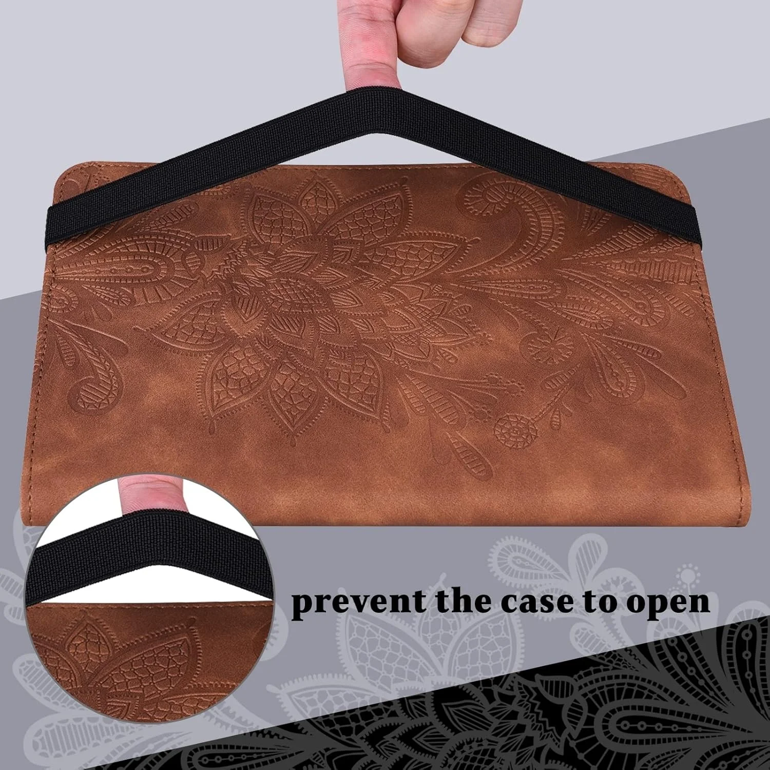 کیف تبلت چرمی طرح گل برجسته QIHANG SHIHUI مناسب برای تبلت لنوو تب K10 (آبی)(بنفش)(قهوه ای)(طلایی)(سبز) (رنگ: قهوه ای) کیف تبلت چرمی طرح گل برجسته QIHANG SHIHUI مناسب برای تبلت لنوو تب K10 (آبی)(بنفش)(قهوه ای)(طلایی)(سبز) (رنگ: قهوه ای)