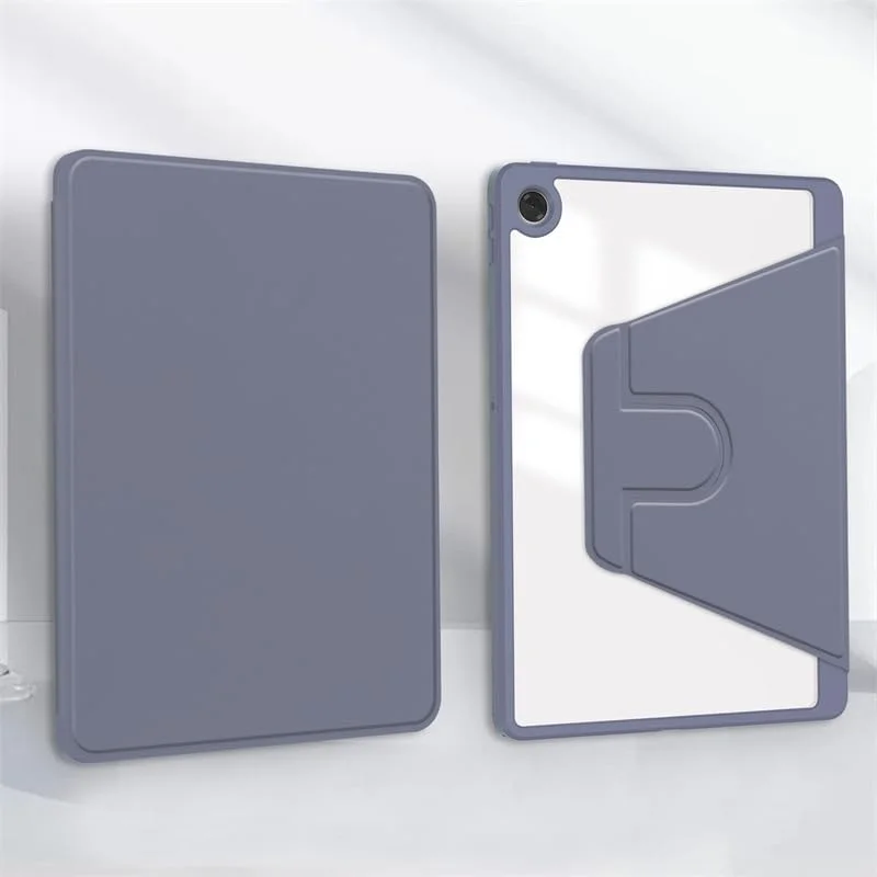 کاور Gruattreay سازگار با تبلت Lenovo Tab 10.1 اینچ 2025 (TB311FU)، کاور محافظ هوشمند چرخشی با جای قلم و حالت خواب/بیدار خودکار (بنفش)