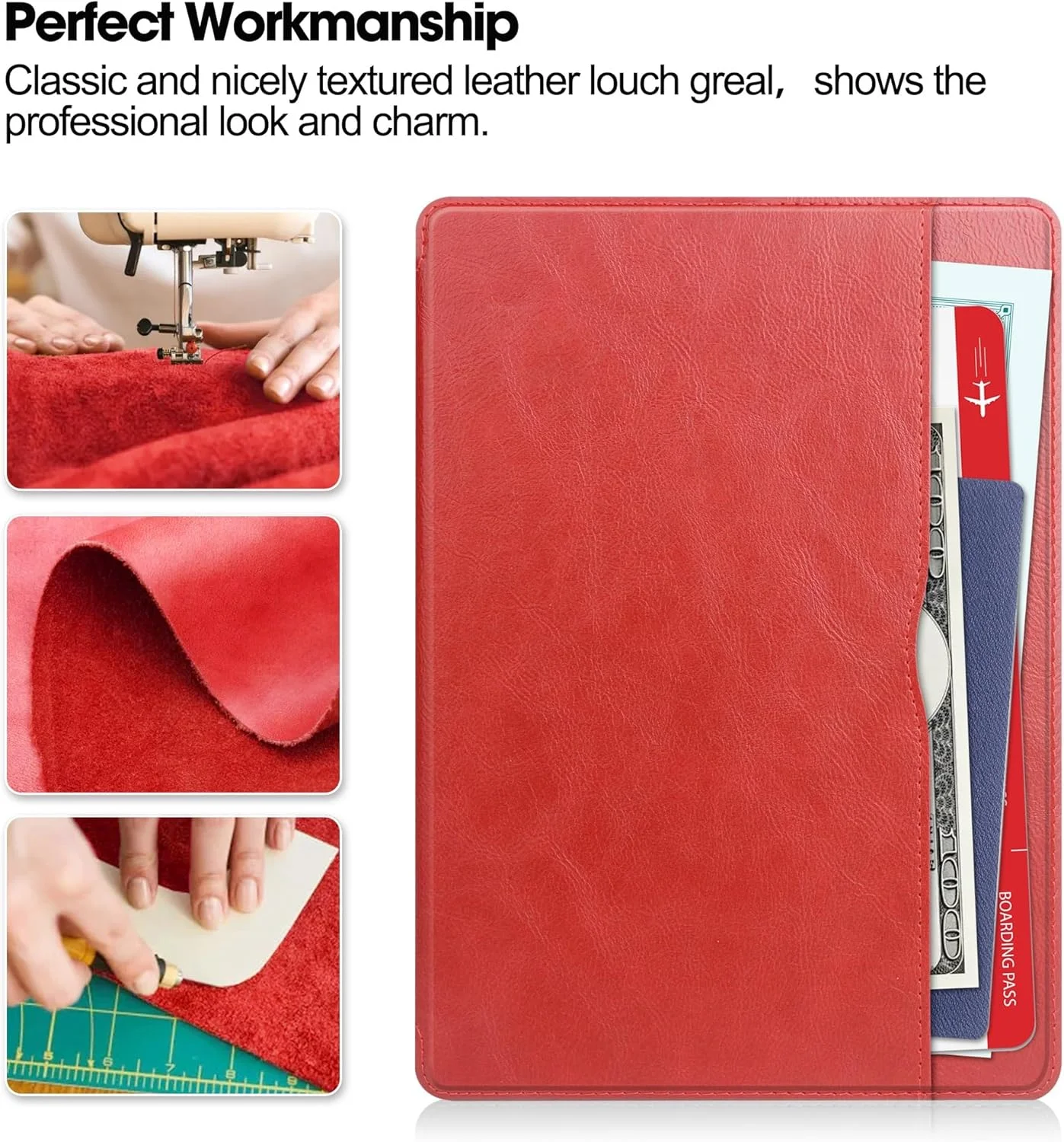 کیف محافظ تبلت، جلد چرمی تاشو با کیفیت عالی، سازگار با تبلت Lenovo Tab P12/Tab Pad Pro 12.7 اینچی، دارای عملکرد خواب/بیدار و جای قلم S، جلد محافظ طرح کتابی - چرم تجاری