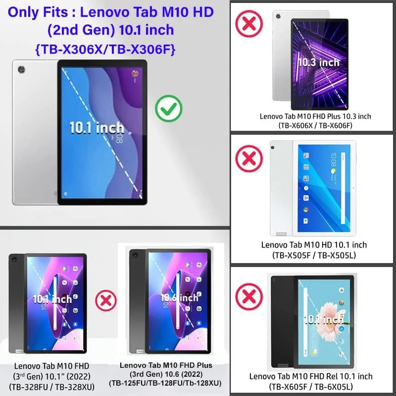 کیف چرمی چند زاویه ای هوشمند TGK با قابلیت استند و نگهداری کارت و مدارک مناسب برای تبلت لنوو تب M10 HD نسل دوم TB-X306X / اسمارت تب M10 HD نسل دوم TB-X306F (آبی تیره)