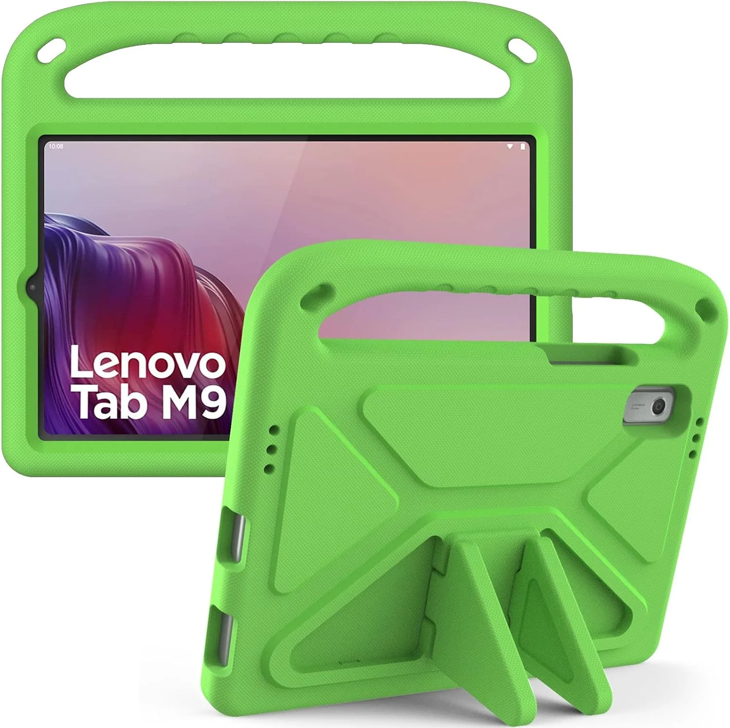 کیف تبلت سازگار با تبلت Lenovo Tab M9 (TB-310FU) سایز 9.0 اینچ، ضد ضربه، دارای دسته، EVA، پایه نگهدارنده، کیف تبلت مقاوم برای کودکان، محافظ سبک وزن (سبز) کیف تبلت سازگار با تبلت Lenovo Tab M9 (TB-310FU) سایز 9.0 اینچ، ضد ضربه، دارای دسته، EVA، پایه نگهدارنده، کیف تبلت مقاوم برای کودکان، محافظ سبک وزن (سبز)