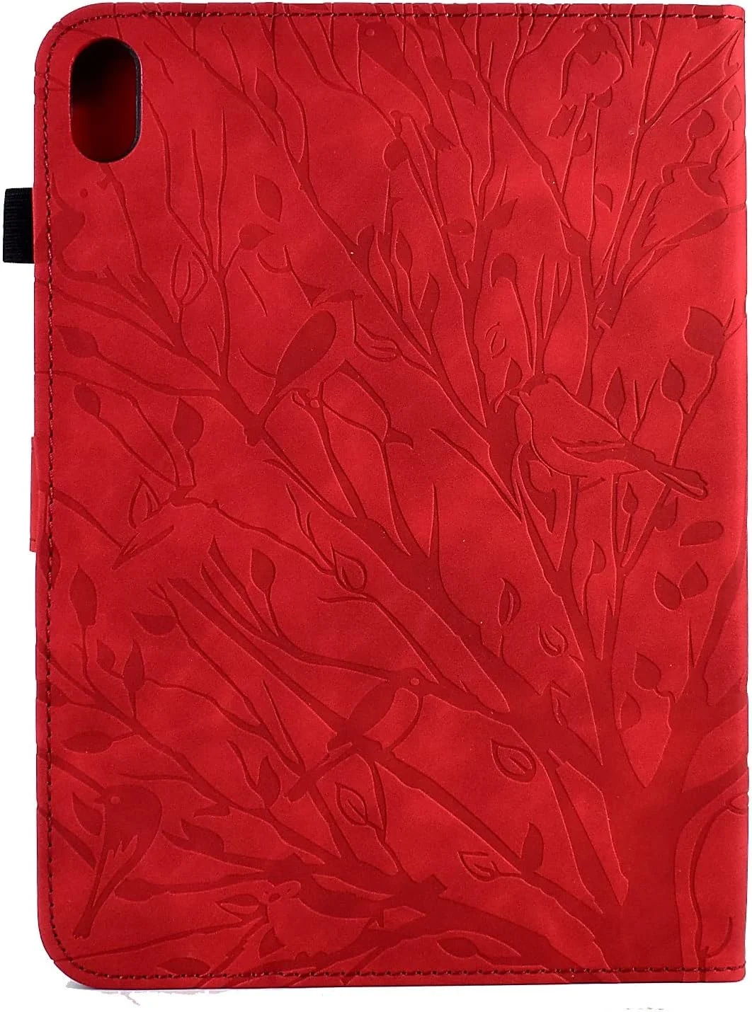 کیف تبلت طرح قدیمی سازگار با تبلت لنوو تب P11 TB-J606F 11 اینچی، چرم PU ممتاز، قابلیت تنظیم چند زاویه دید به همراه 2 جای کارت اعتباری / قابلیت خواب و بیدار شدن خودکار (رنگ: قرمز)