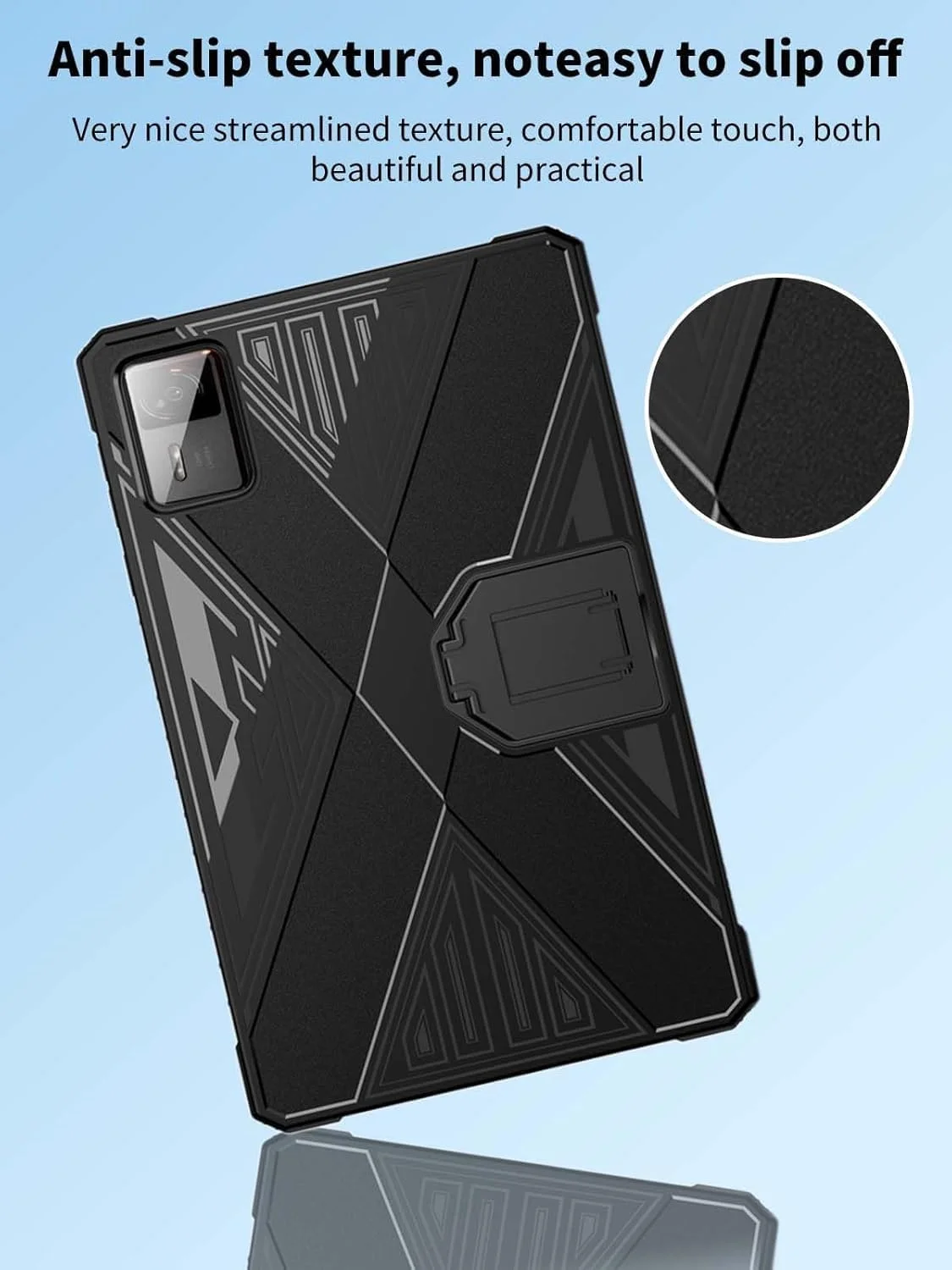 کاور تبلت Gruattreay سازگار با Lenovo Legion Y700 Gen 4 8.8 اینچ 2025 (TB322FC)، کاور پشتی TPU نرم با استند، کاور فوق العاده نازک ضد لرزش و ضد لغزش برای Legion Y700 نسل 4 (خاکستری)