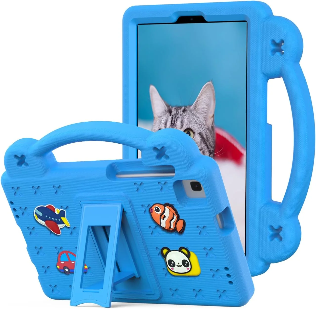 کیف تبلت کودکانه nincyee برای Lenovo Tab M8 نسل دوم TB-8705F(FHD) 8 اینچ، کاور مقاوم در برابر ضربه EVA با پایه تاشو، کیف کارتونی خرس بچه با بند شانه برای کودکان کیف تبلت کودکانه nincyee برای Lenovo Tab M8 نسل دوم TB-8705F(FHD) 8 اینچ، کاور مقاوم در برابر ضربه EVA با پایه تاشو، کیف کارتونی خرس بچه با بند شانه برای کودکان