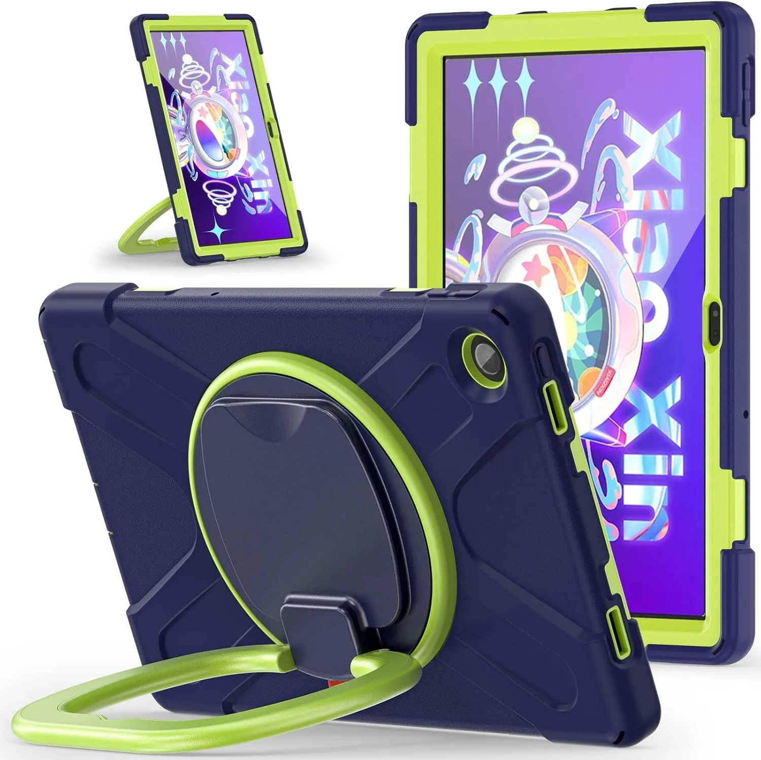 کیف محافظ تبلت سیلیکونی + PC کیهنگ شیهویی مناسب برای لنوو تب M10 پلاس 10.6 نسل سوم 2022 (رنگ: آبی سرمه ای و سبز زیتونی) کیف محافظ تبلت سیلیکونی + PC کیهنگ شیهویی مناسب برای لنوو تب M10 پلاس 10.6 نسل سوم 2022 (رنگ: آبی سرمه ای و سبز زیتونی)