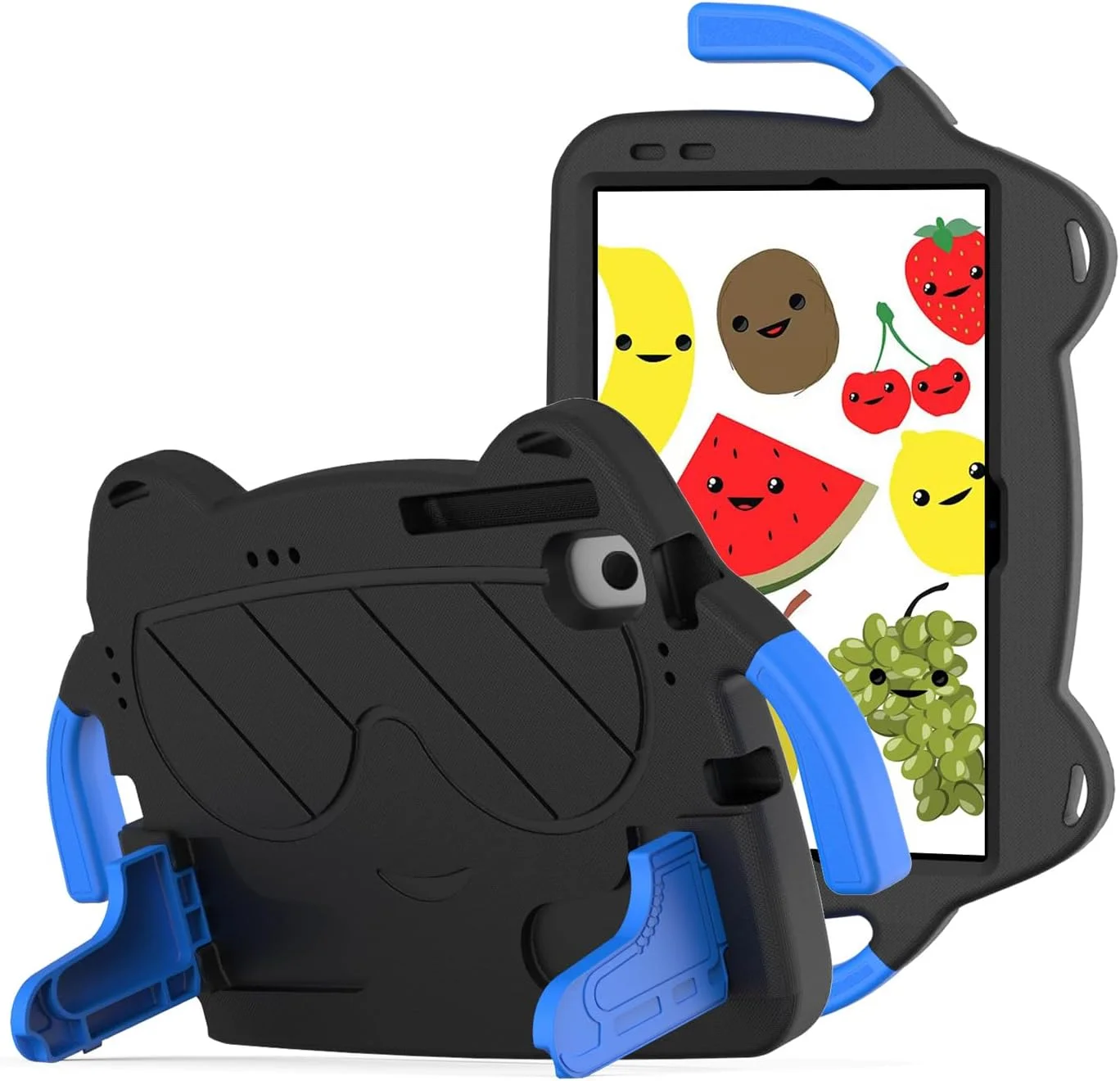 کیف تبلت کودکانه nincyee برای لنوو تب M8 نسل 1/2/3/4 HD، کاور مقاوم در برابر ضربه EVA با پایه تاشو، کیف کارتونی شکل دست کوچک برای کودکان