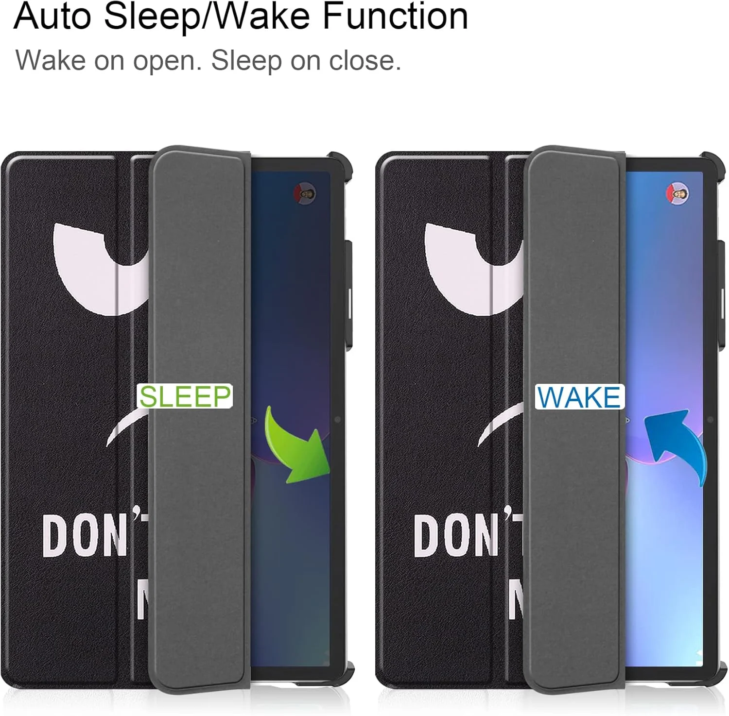 کیف تبلت RanTuo برای Lenovo Tab P11 Pro Gen 2، روکش PU، سبک و نازک، ضد آب، ضد گرد و غبار، محافظ ضد افتادن برای Lenovo Tab P11 Pro Gen 2. (چشم های بزرگ)