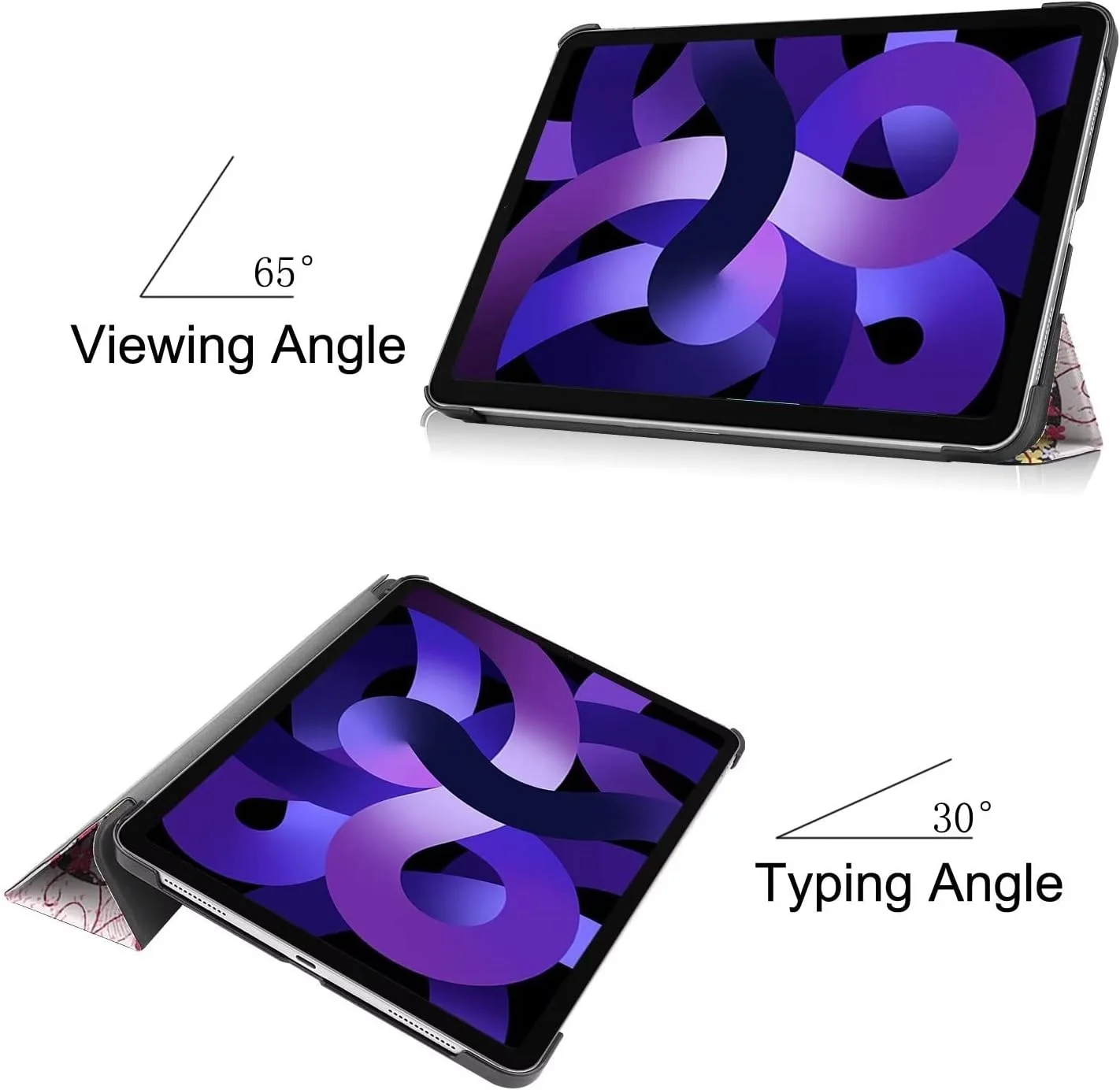 کیف تبلت RanTuo برای Lenovo Tab M10 Plus (نسل 3)، روکش PU، سبک و نازک، ضد آب، ضد گرد و غبار، قاب محافظ ضد افتادن برای Lenovo Tab M10 Plus (نسل 3). (دختر جن)