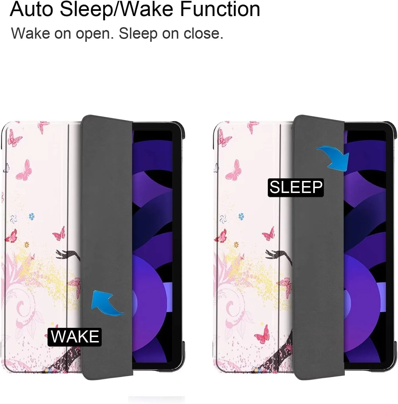 کیف تبلت RanTuo برای Lenovo Tab M10 Plus (نسل 3)، روکش PU، سبک و نازک، ضد آب، ضد گرد و غبار، قاب محافظ ضد افتادن برای Lenovo Tab M10 Plus (نسل 3). (دختر جن)