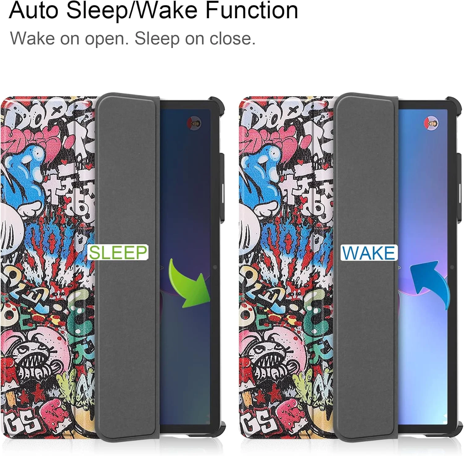 کیف تبلت RanTuo برای Lenovo Tab P11 Pro Gen 2، چرم PU، سبک و نازک، ضد آب، ضد گرد و غبار، قاب محافظ ضد افتادن برای Lenovo Tab P11 Pro Gen 2. (گرافیتی)