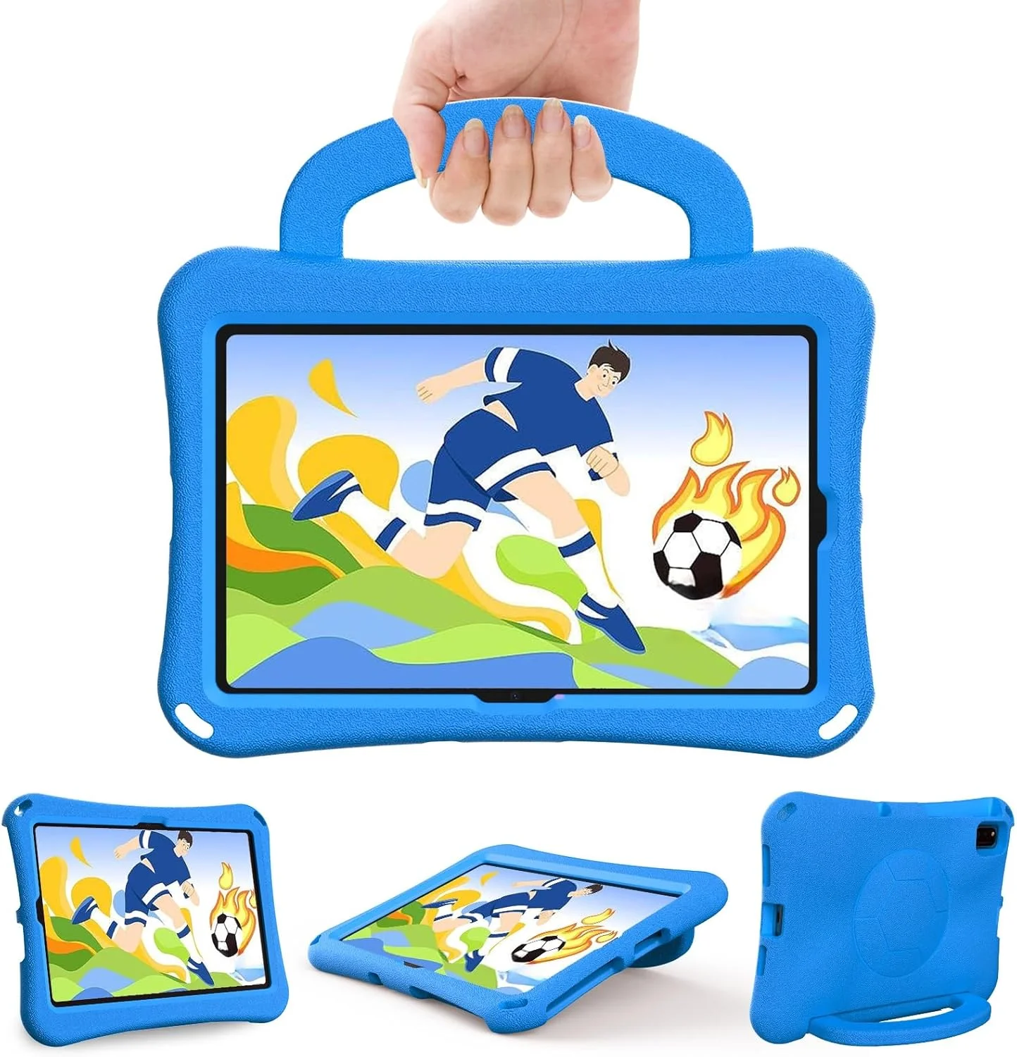 کیف تبلت مسافرتی کودکانه سازگار با تبلت Lenovo Tab M10 Plus 10.3 اینچ/K10 10.3 اینچ TB-X606F/TB-X606X/TB-X6C6F/TB-X6C6X، EVA بادوام و سبک وزن، ضد ضربه و مناسب برای کودکان