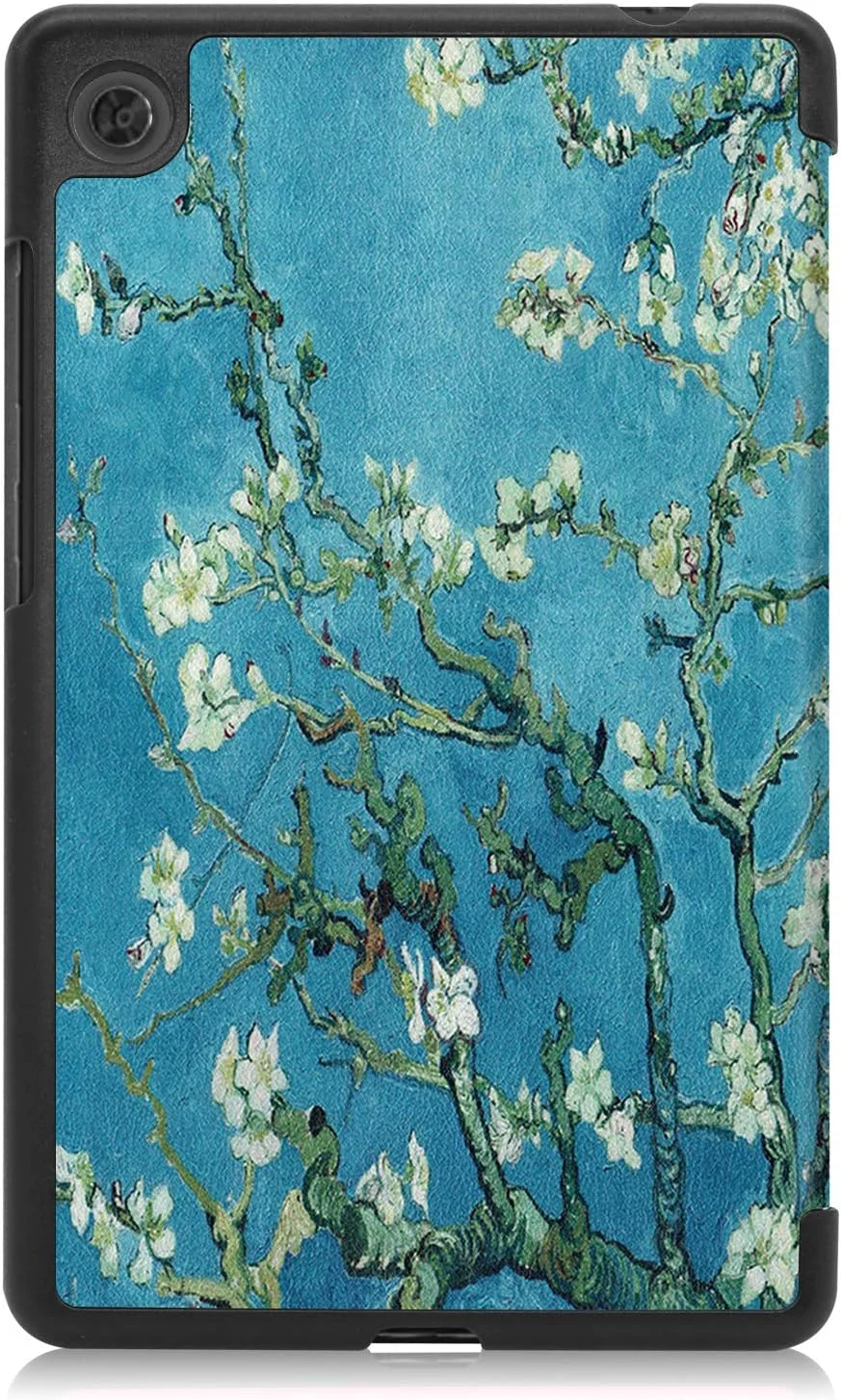 RanTuo Tablet Case for Lenovo Tab M7 (3rd Gen), PU Skin, Light and Thin, Waterproof, Dustproof, Anti-Fall Protective Case for Lenovo Tab M7 (3rd Gen).(Apricot Blossom) RanTuo Tablet Case for Lenovo Tab M7 (3rd Gen), PU Skin, Light and Thin, Waterproof, Dustproof, Anti-Fall Protective Case for Lenovo Tab M7 (3rd Gen).(Apricot Blossom)
