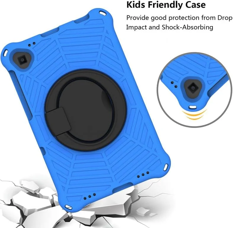 کاور تبلت کودکانه نیکاکیو مناسب برای لنوو تب K10 (مدل 2021) سایز 10.3 اینچ، فوم EVA با طرح تار عنکبوت، به همراه استند حلقه ای و بند شانه ای، مناسب برای لنوو K10 مدل TB-X6C6F TB-X6C6X TB-X6C6NBF، آبی کاور تبلت کودکانه نیکاکیو مناسب برای لنوو تب K10 (مدل 2021) سایز 10.3 اینچ، فوم EVA با طرح تار عنکبوت، به همراه استند حلقه ای و بند شانه ای، مناسب برای لنوو K10 مدل TB-X6C6F TB-X6C6X TB-X6C6NBF، آبی