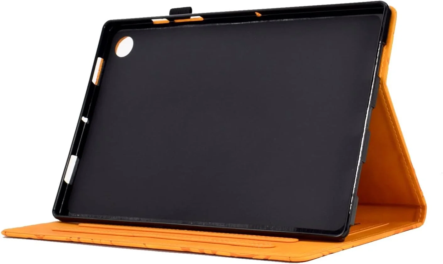 کیف تبلت طرح قدیمی سازگار با تبلت Lenovo Tab M10 Plus (نسل 3) / کیف تبلت Tab M10 Plus نسل 3 با سایز 10.6 اینچ، چرم PU ممتاز، قابلیت تنظیم زاویه دید چندگانه با قابلیت بیدار شدن/به خواب رفتن خودکار (رنگ: نارنجی) کیف تبلت طرح قدیمی سازگار با تبلت Lenovo Tab M10 Plus (نسل 3) / کیف تبلت Tab M10 Plus نسل 3 با سایز 10.6 اینچ، چرم PU ممتاز، قابلیت تنظیم زاویه دید چندگانه با قابلیت بیدار شدن/به خواب رفتن خودکار (رنگ: نارنجی)