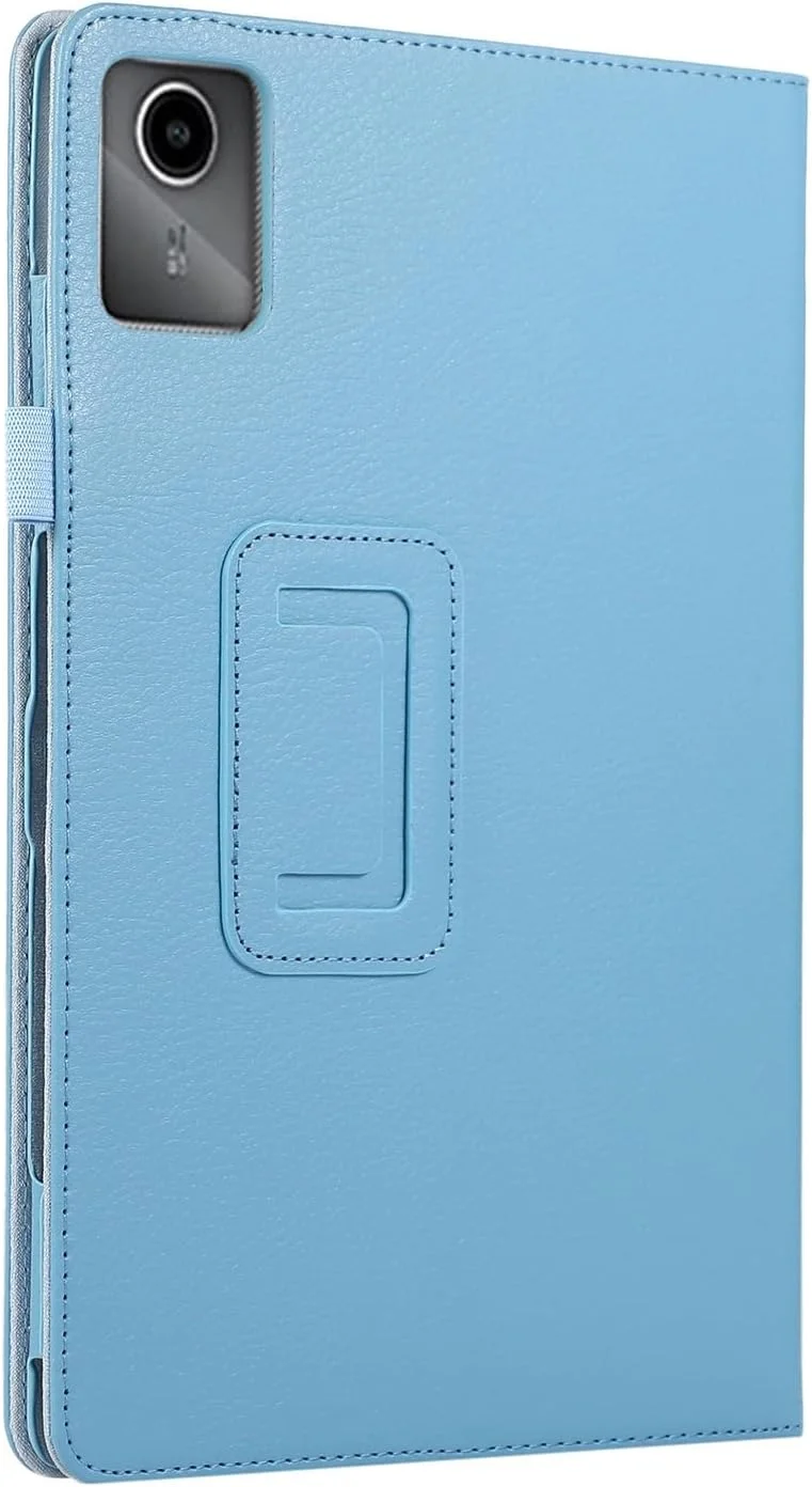 کیف محافظ تبلت سازگار با تبلت لنوو تب M11 11 اینچ TB-331FC 2023 / کیف لنوو Xiaoxin Pad 2024 11 اینچی، محافظ باریک تاشو، جلد پشتی ضد ضربه با نگهدارنده (رنگ: آبی آسمانی)