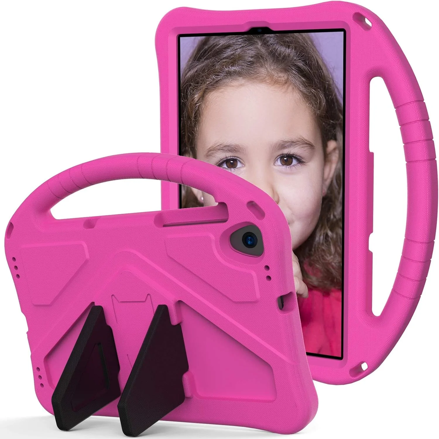 کیف تبلت کودکانه مسافرتی سازگار با تبلت Lenovo Tab K10 TB-X6C6F TB-X6C6L TB-X6C6X (2021)، روکش محافظ ضد ضربه، مقاوم در برابر سقوط، دارای دسته محافظ و پایه کیف تبلت کودکانه مسافرتی سازگار با تبلت Lenovo Tab K10 TB-X6C6F TB-X6C6L TB-X6C6X (2021)، روکش محافظ ضد ضربه، مقاوم در برابر سقوط، دارای دسته محافظ و پایه
