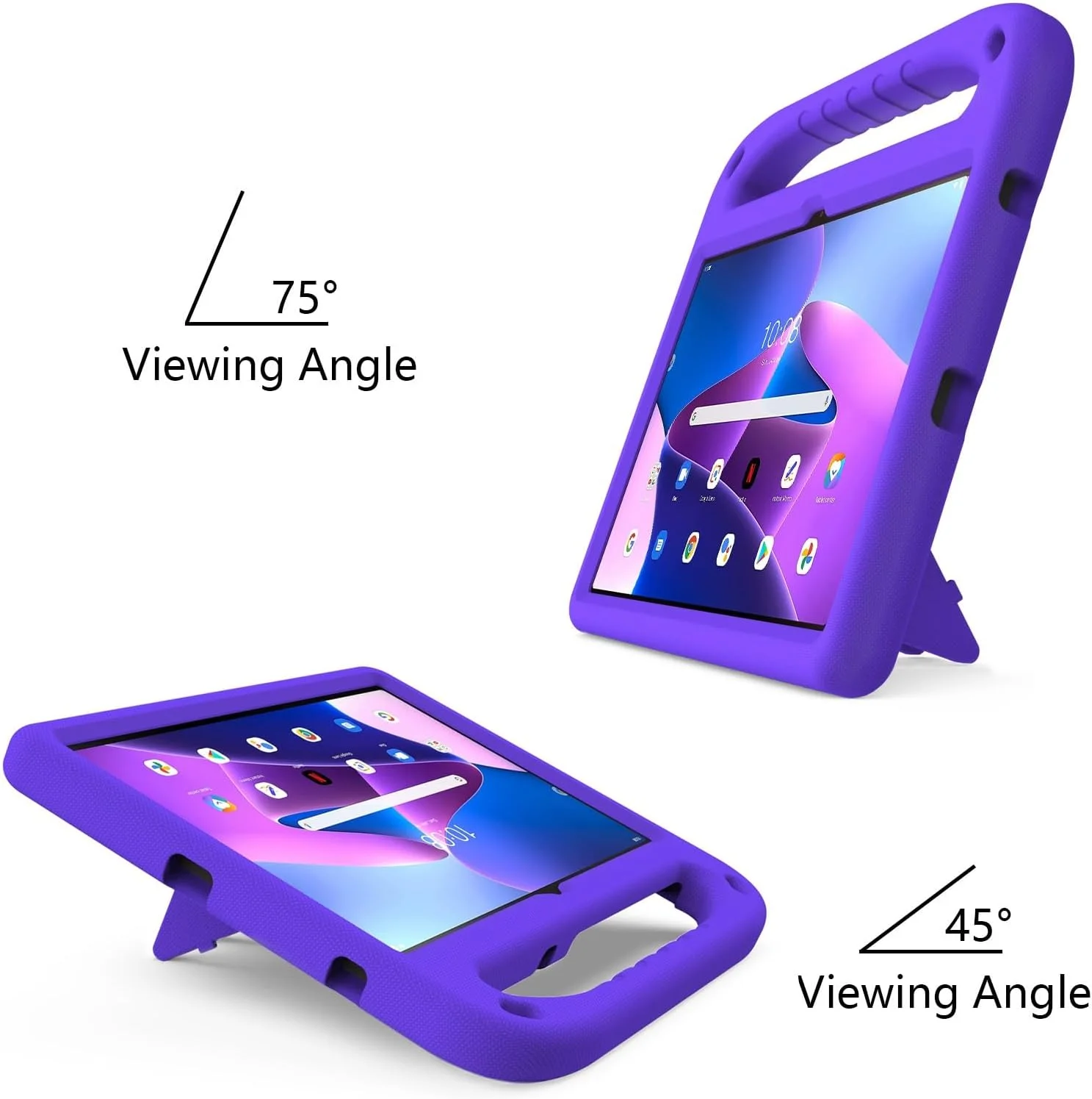 کیف تبلت کودکانه مناسب برای تبلت لنوو تب M10 پلاس نسل 3، 10.6 اینچی 2022، کیف محافظ سبک و مقاوم در برابر ضربه مناسب برای تبلت