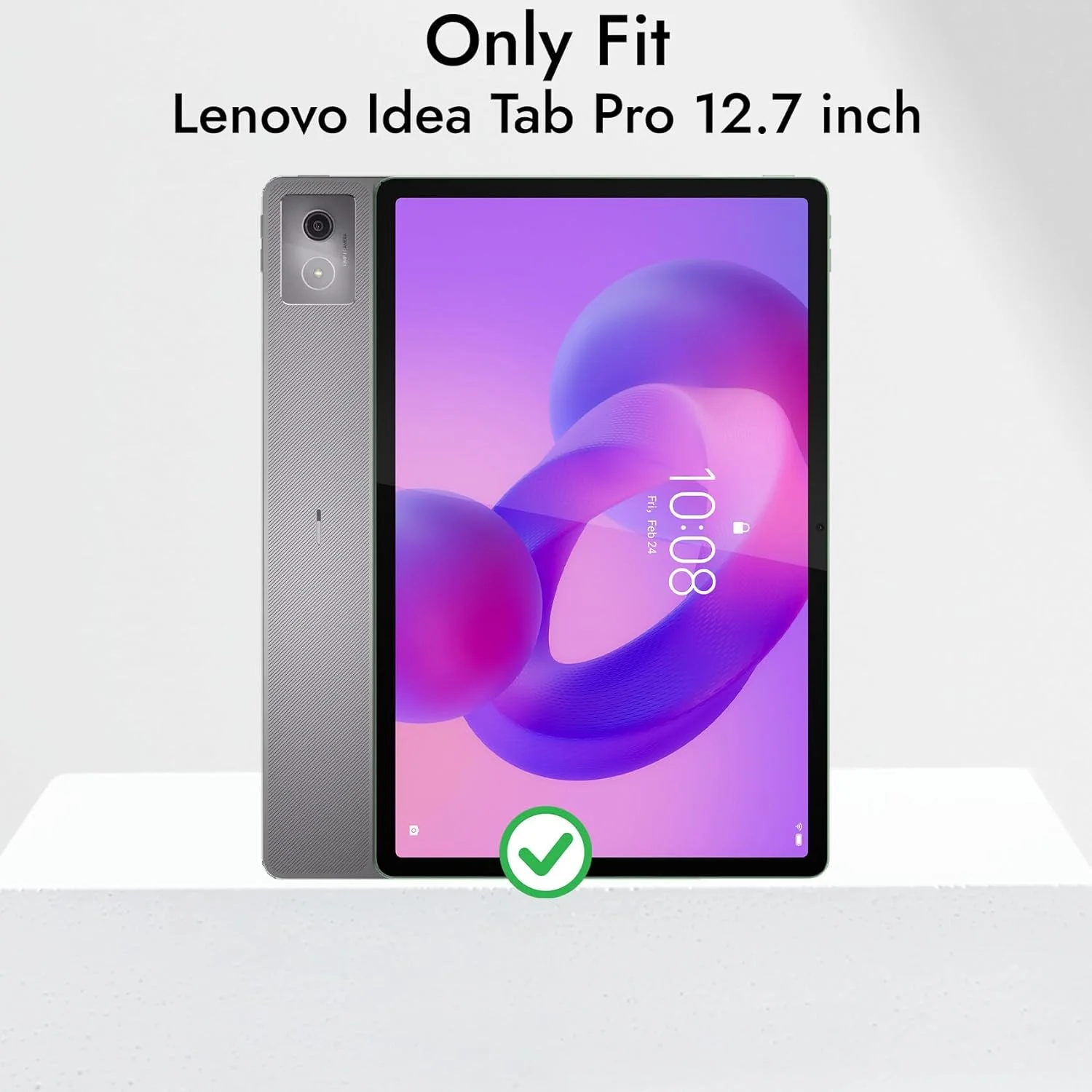 کاور محافظ روباستریون برای تبلت لنوو Idea Tab Pro 12.7 اینچی با [نگهدارنده قلم] [کاور نرم و انعطاف پذیر] برای کاور لنوو Idea Tab Pro 12.7 اینچی [پشتیبانی از حالت خواب و بیداری خودکار] - مشکی