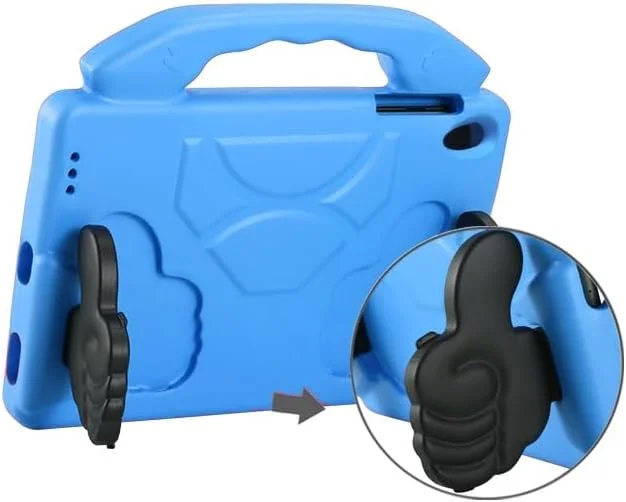 کیف تبلت مناسب برای تبلت لنوو تب M10 HD (نسل دوم) 10.1 اینچ 2020 مدل TB-306X/X306F، کیف سبک وزن ضد ضربه با دسته و پایه مناسب کودکان