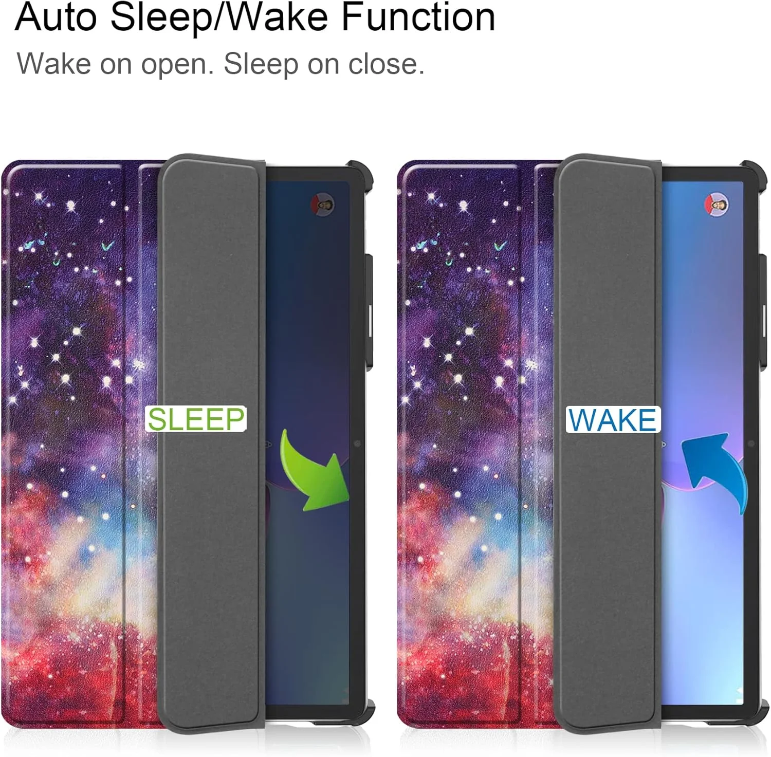 کیف تبلت RanTuo برای Lenovo Tab P11 Pro Gen 2، روکش PU، سبک و نازک، ضد آب، ضد گرد و غبار، قاب محافظ ضد افتادن برای Lenovo Tab P11 Pro Gen 2. (کهکشان)