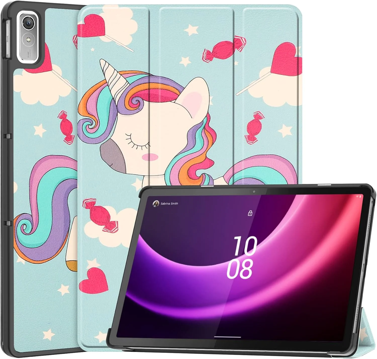 کیف تبلت RanTuo برای لنوو تب P11 Gen 2، روکش PU، سبک و نازک، ضد آب، ضد گرد و غبار، کیف محافظ ضد افتادن برای لنوو تب P11 Gen 2. (تک شاخ)