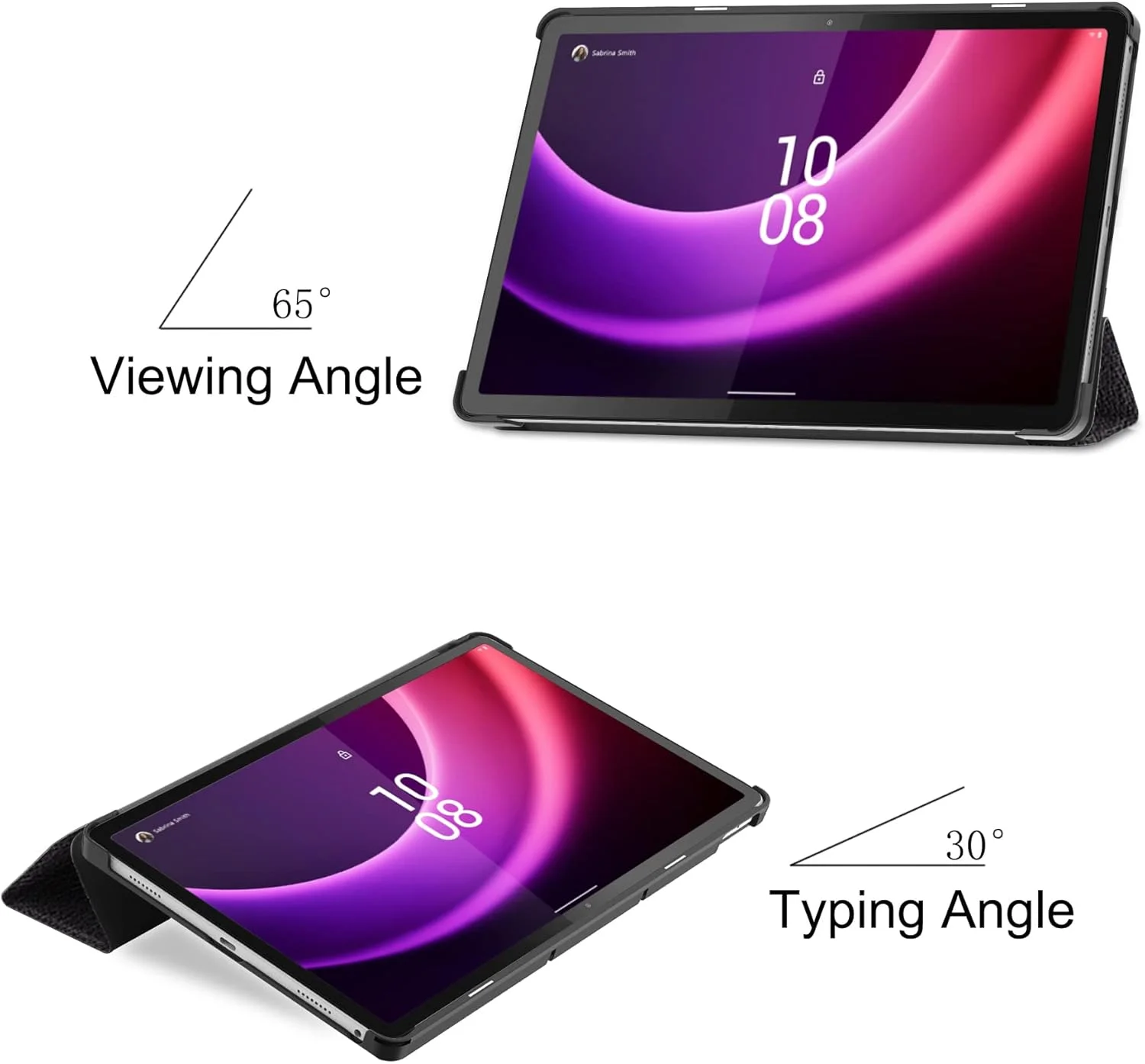 کیف تبلت RanTuo برای Lenovo Tab P11 Gen 2، روکش PU، سبک و نازک، ضد آب، ضد گرد و غبار، محافظ ضد افتادن برای Lenovo Tab P11 Gen 2. (چشم های بزرگ)