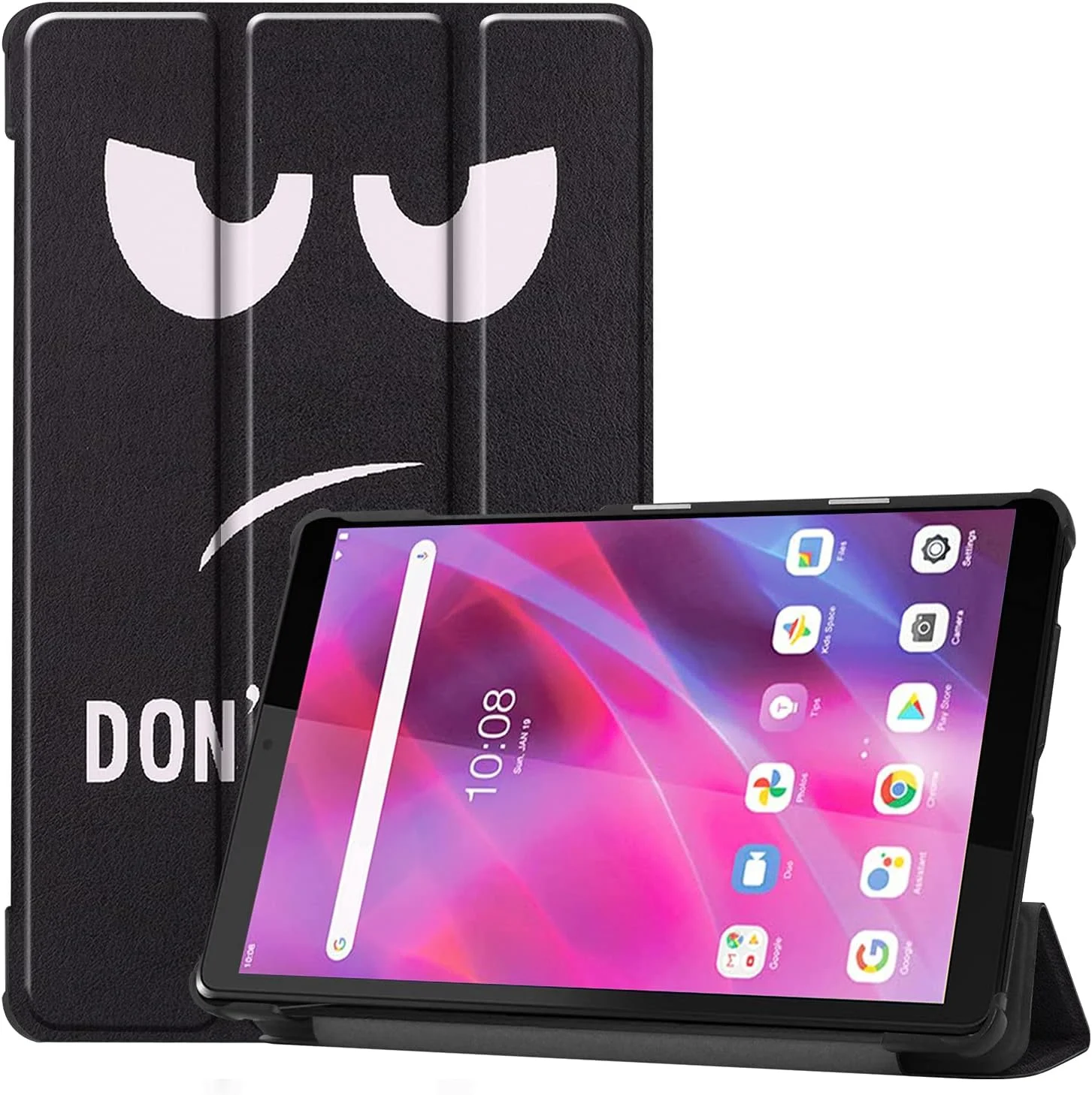 کیف تبلت RanTuo برای لنوو تب M8 (نسل 3)، چرم PU، سبک و نازک، ضد آب، ضد گرد و غبار، قاب محافظ ضد افتادن برای لنوو تب M8 (نسل 3). (چشم های بزرگ) کیف تبلت RanTuo برای لنوو تب M8 (نسل 3)، چرم PU، سبک و نازک، ضد آب، ضد گرد و غبار، قاب محافظ ضد افتادن برای لنوو تب M8 (نسل 3). (چشم های بزرگ)